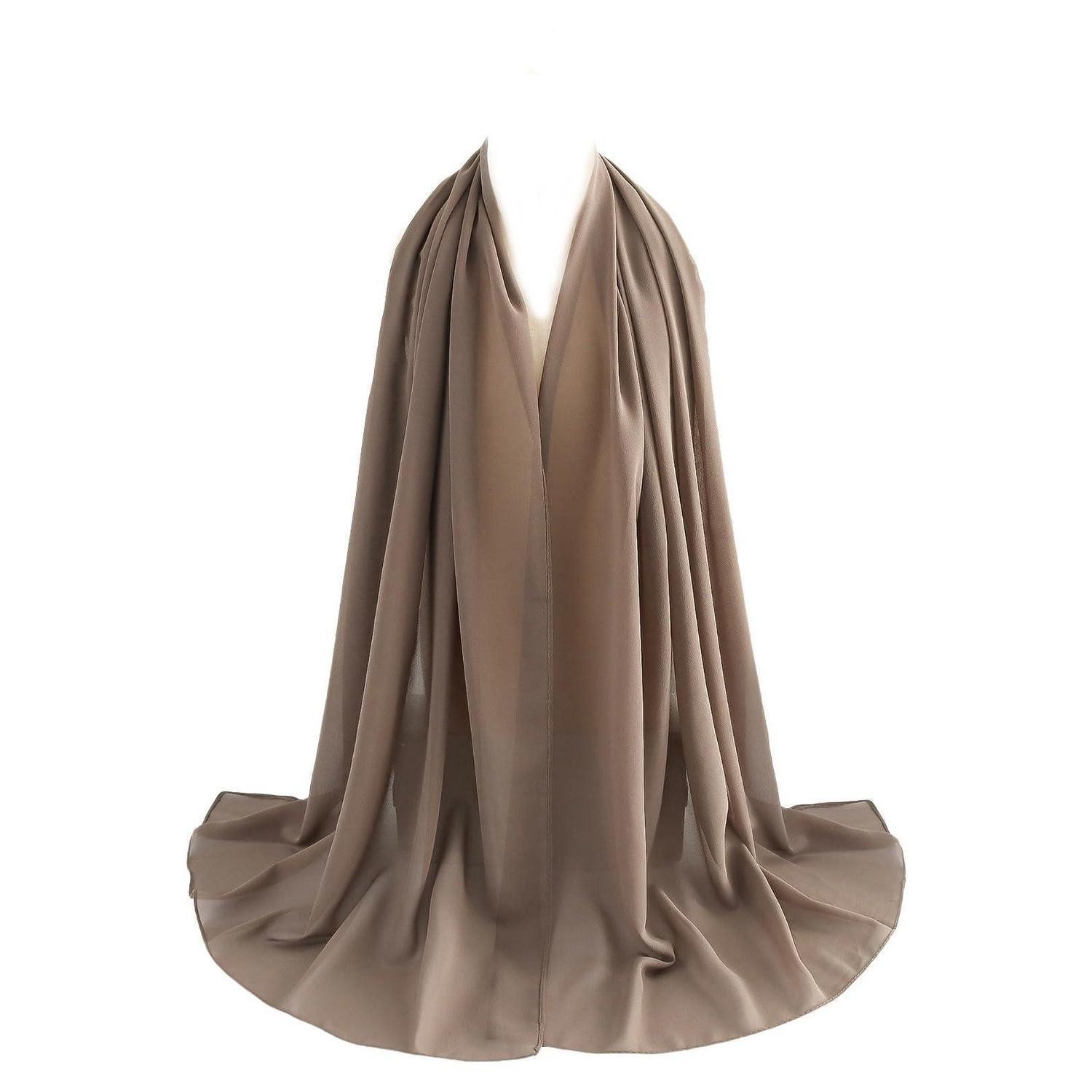 LuxusKollektion Kopftuch Kopftuch Chiffon Seidenweich Sommer Leicht, (1-St)