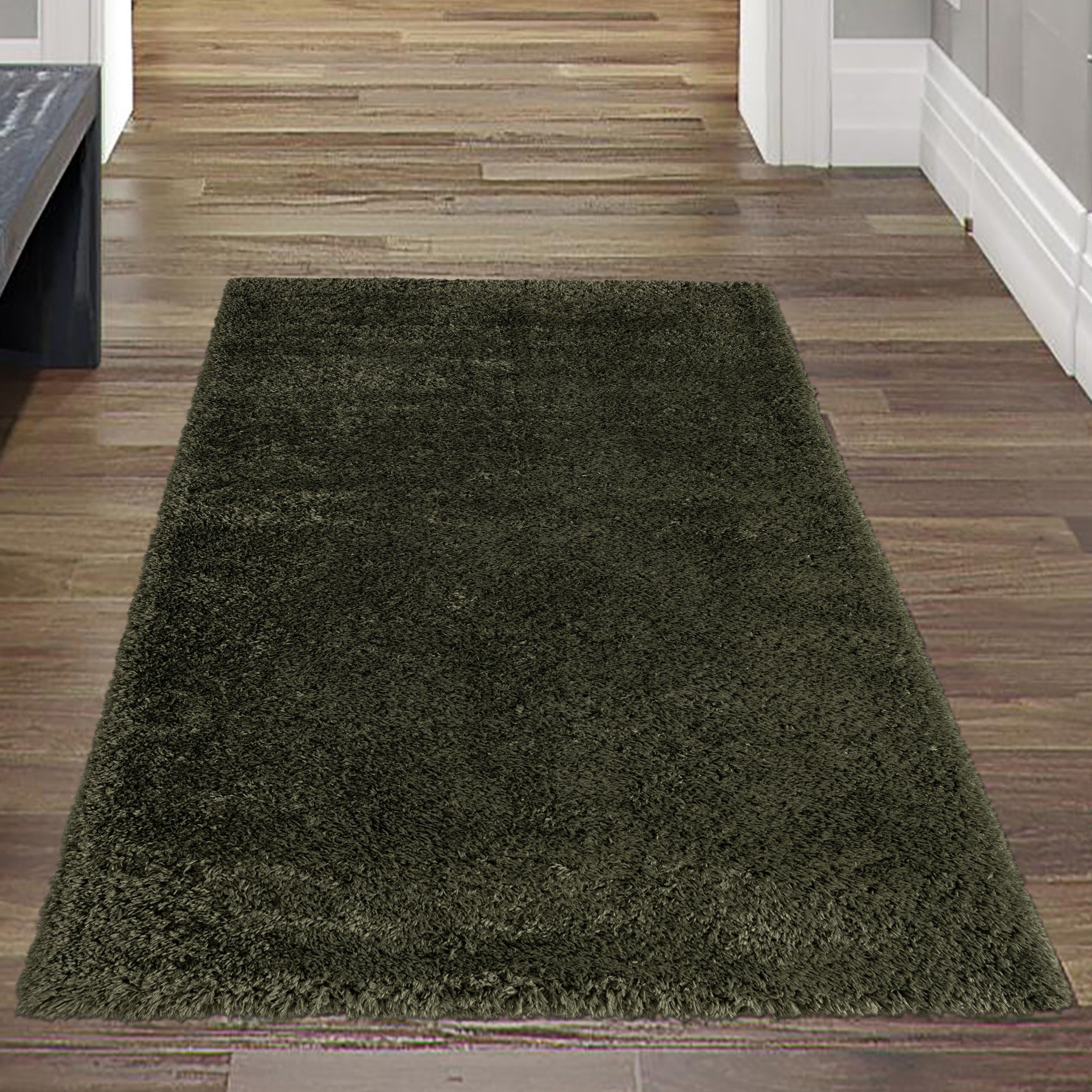 rechteckig, grün, Recycle Hautfreundlich, & Allergiker Für umweltschonend Teppich Wohnzimmer, geeignet, Umweltfreundlicher Nachhaltig Teppich-Traum, Flauschteppich