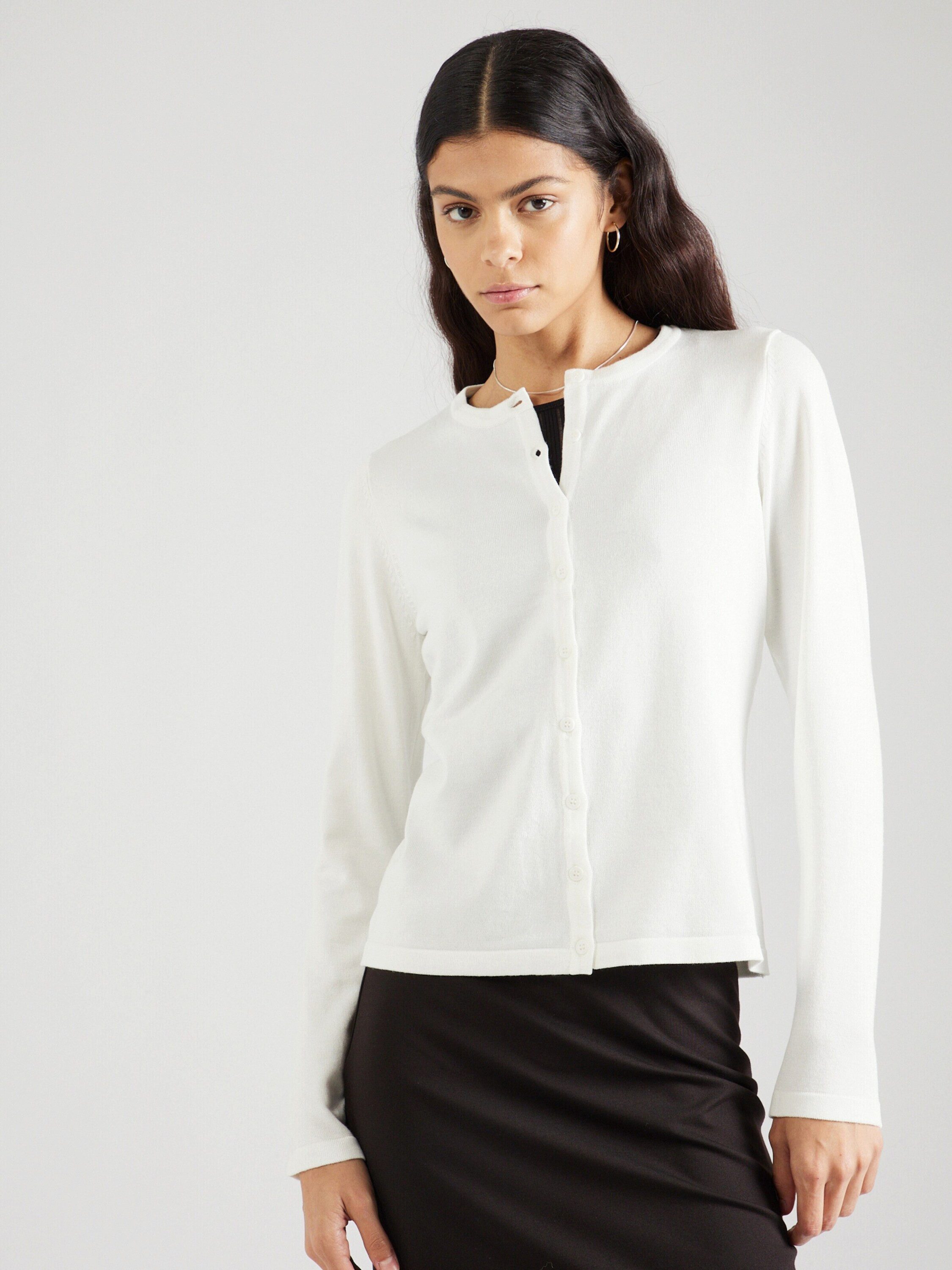 Saint Tropez Strickjacke Mila (1-tlg) Plain/ohne Details günstig online kaufen