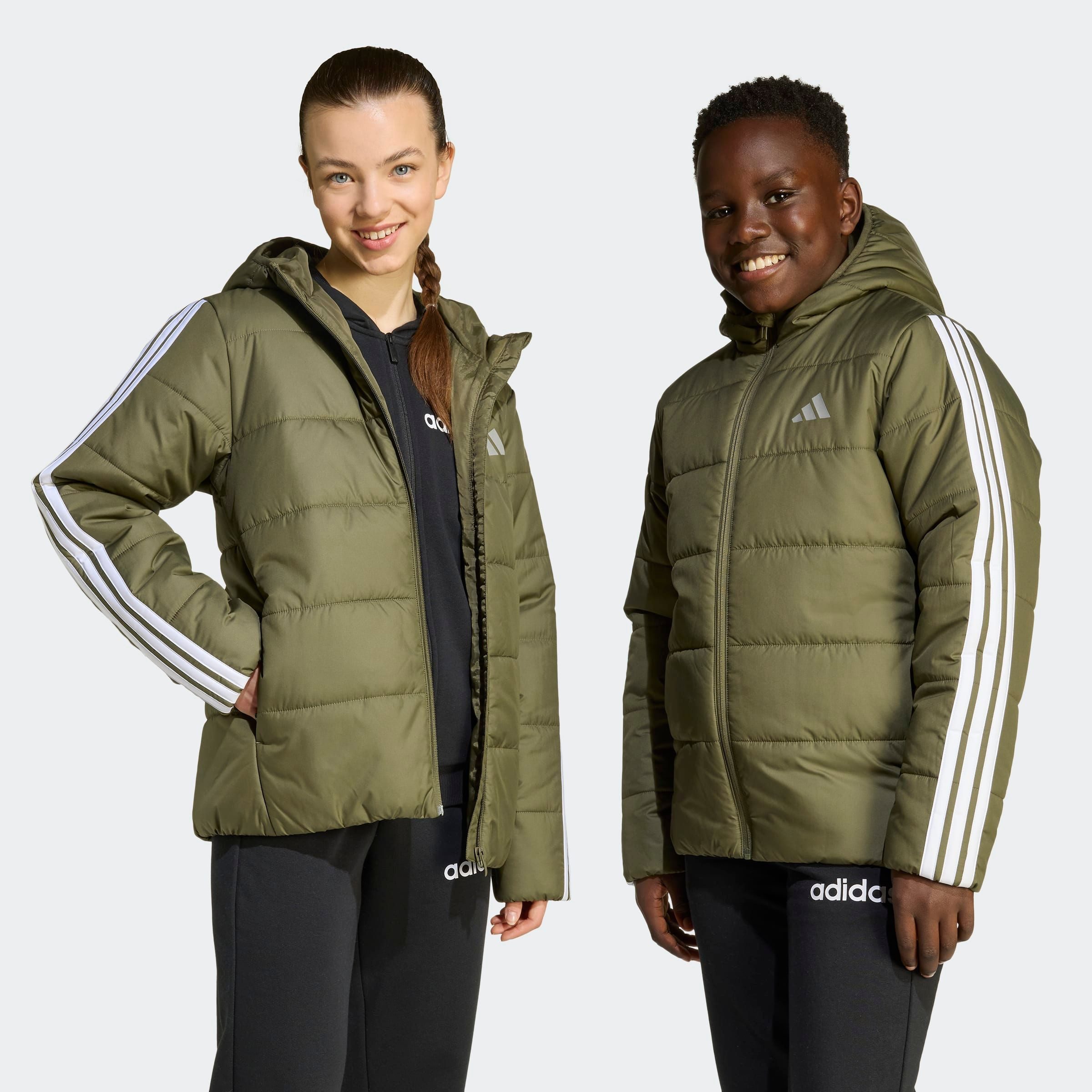 adidas Sportswear Winterjacke ESSENTIALS 3-STREIFEN GEFÜTTERTE