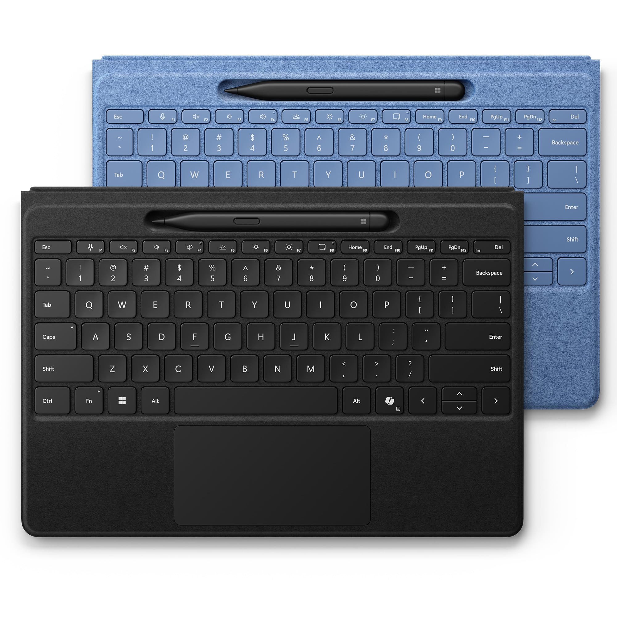 Microsoft 8YU-00006 Tastatur (Flexible 2-in-1 Alcantara®-Tastatur für Surface Pro)