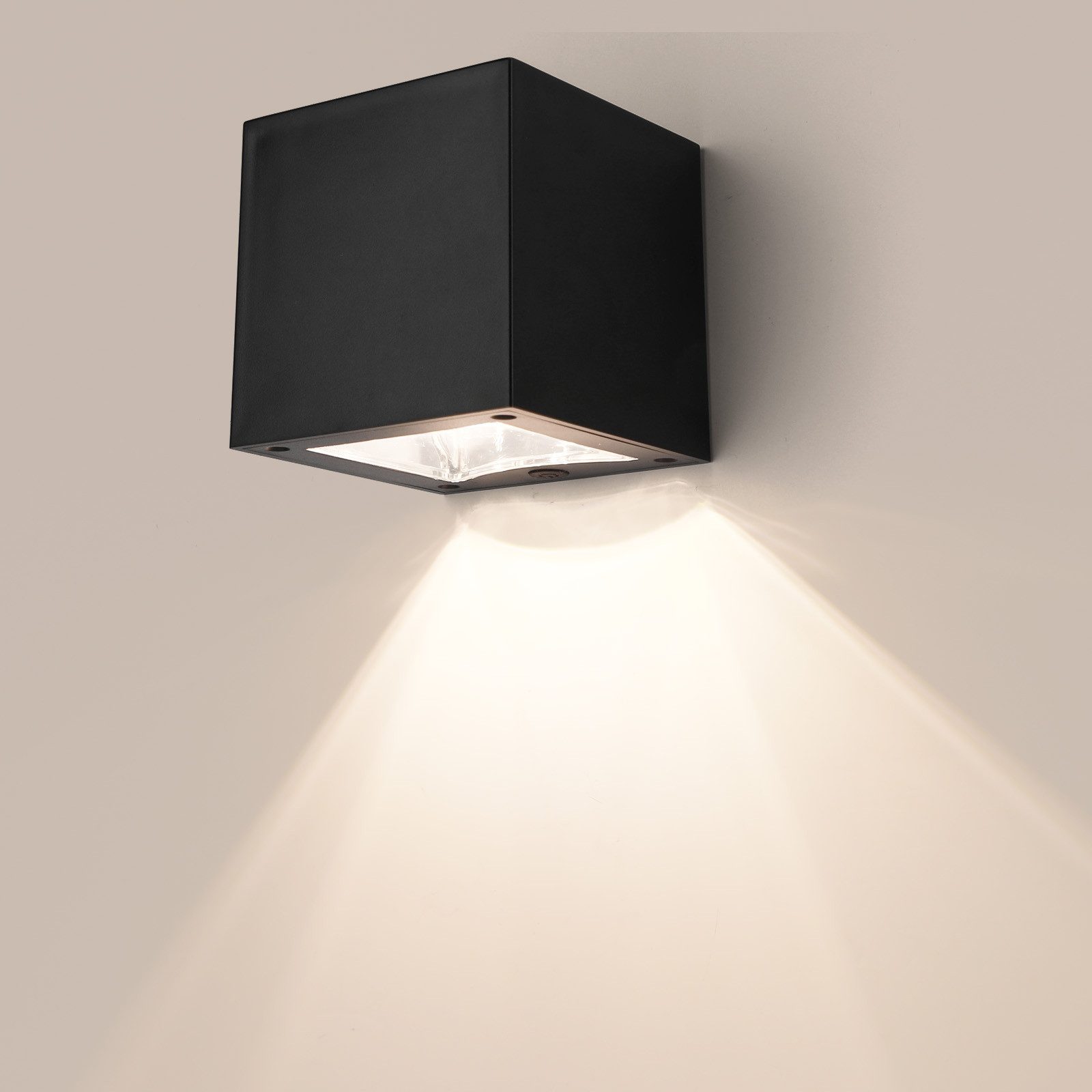 BlingBin LED Außen-Wandleuchte Solar Wandleuchte Aussen, günstig online kaufen