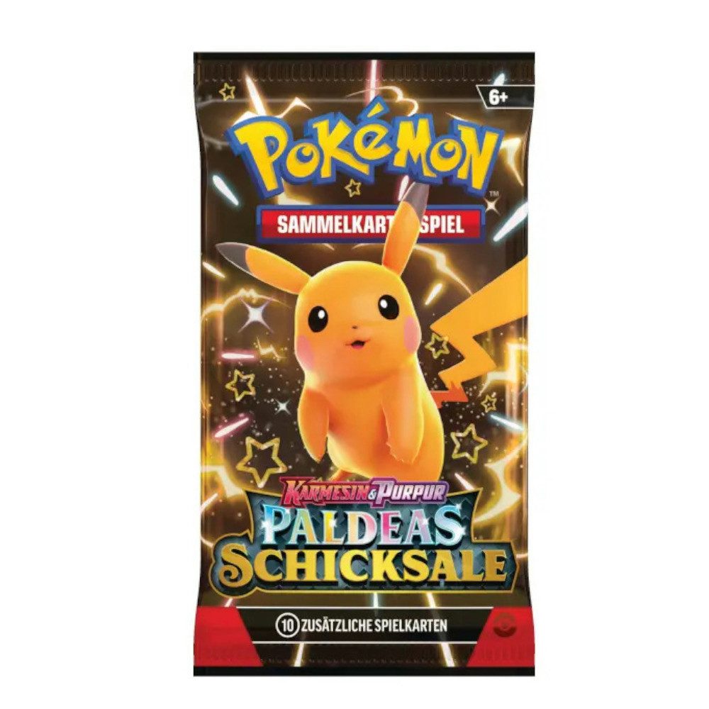 AMIGO Sammelkarte Pokemon Karmesin & Purpur Paldeas Schicksale Einzelbooster Deutsch