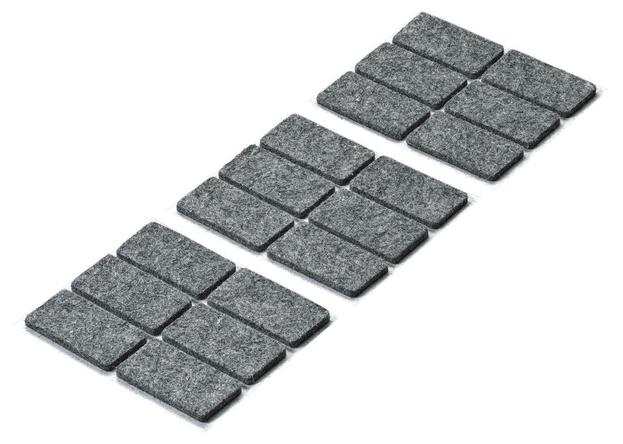 Hettich Filzgleiter Hettich Parkettgleiter grau 40 x 20 x 3.0 mm - 18