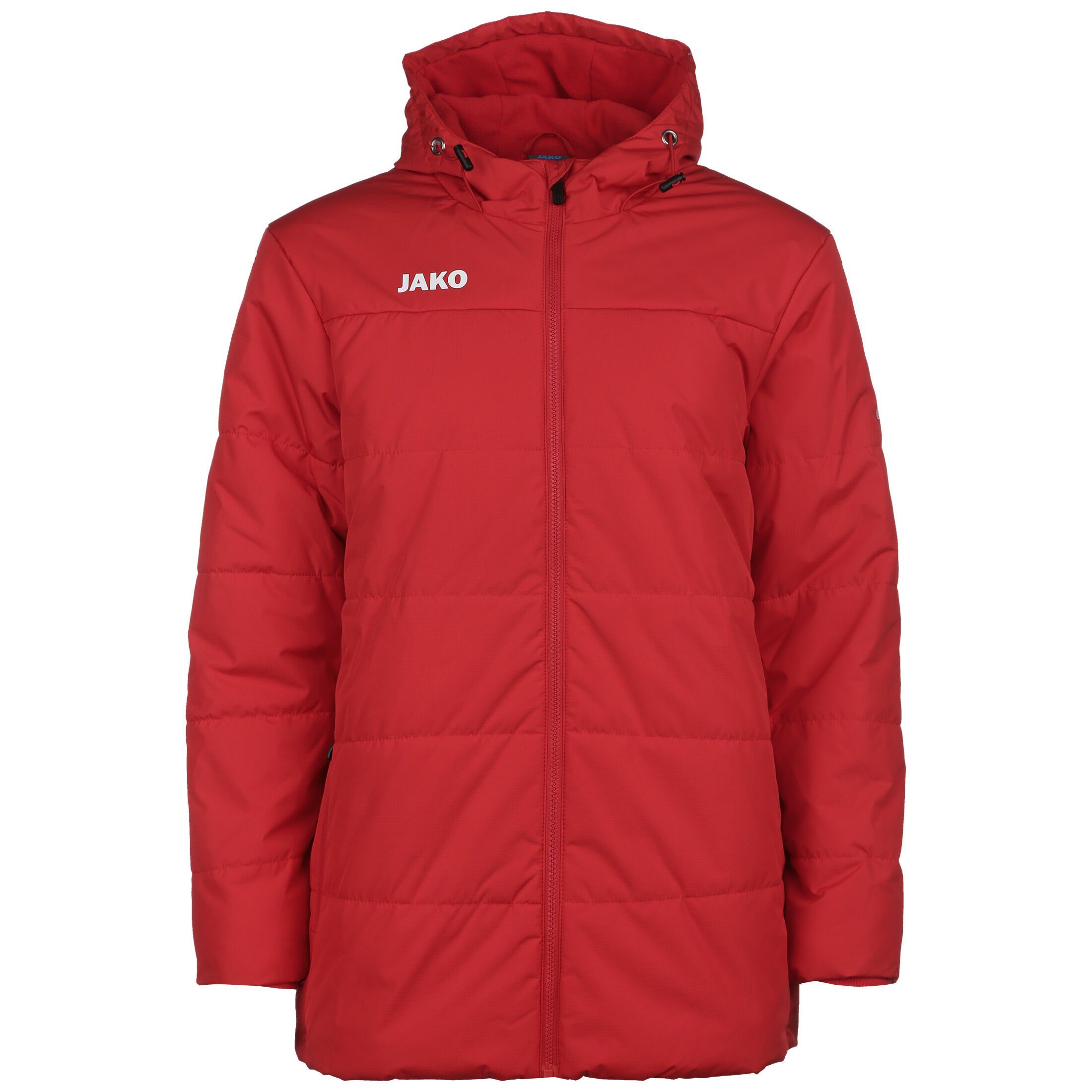 Jako Trainingsjacke Team Coach Winterjacke Herren rot