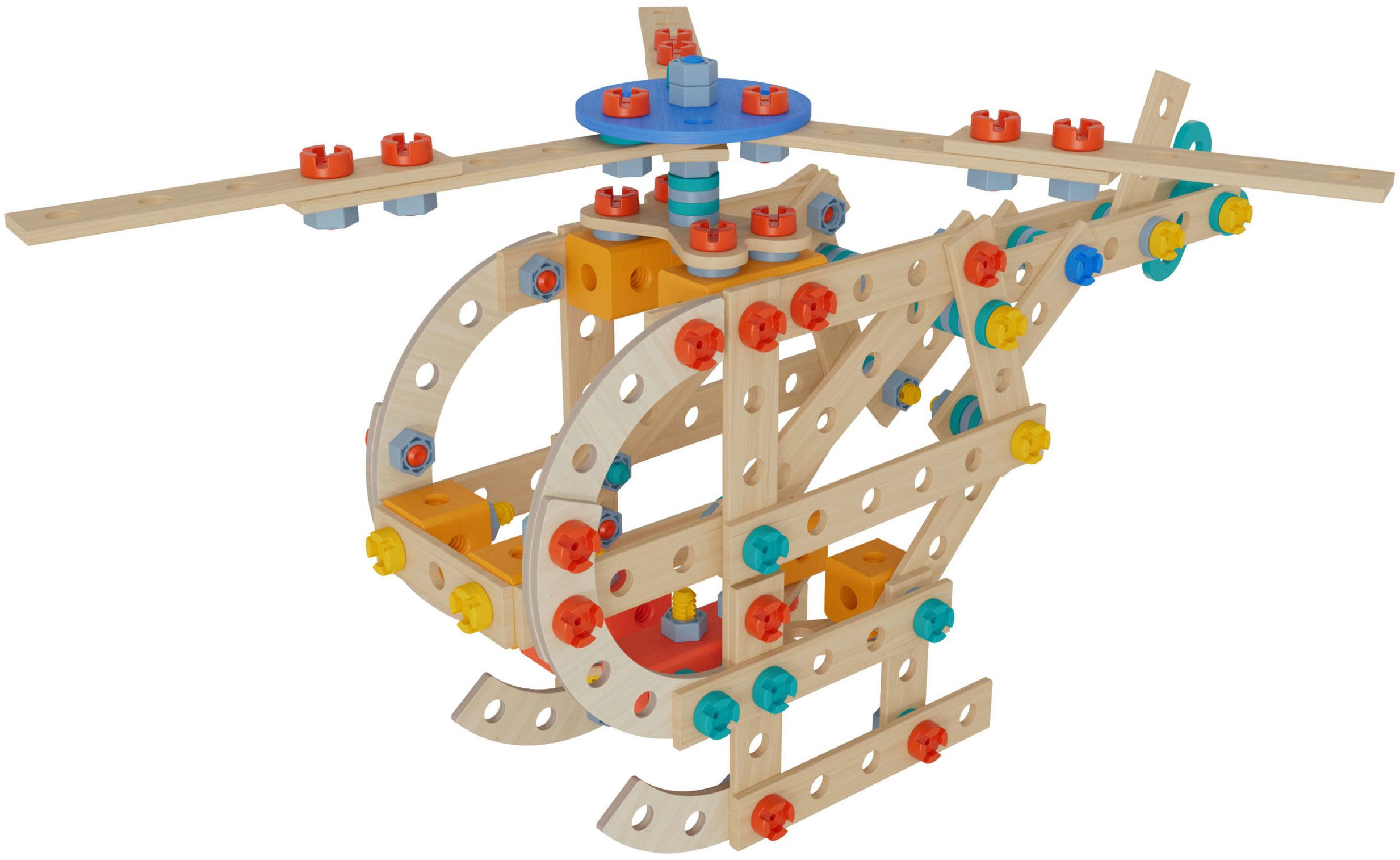 Eichhorn Constructor Helicopter Konstruktionsspielsteine, (209 St), Made in Germany