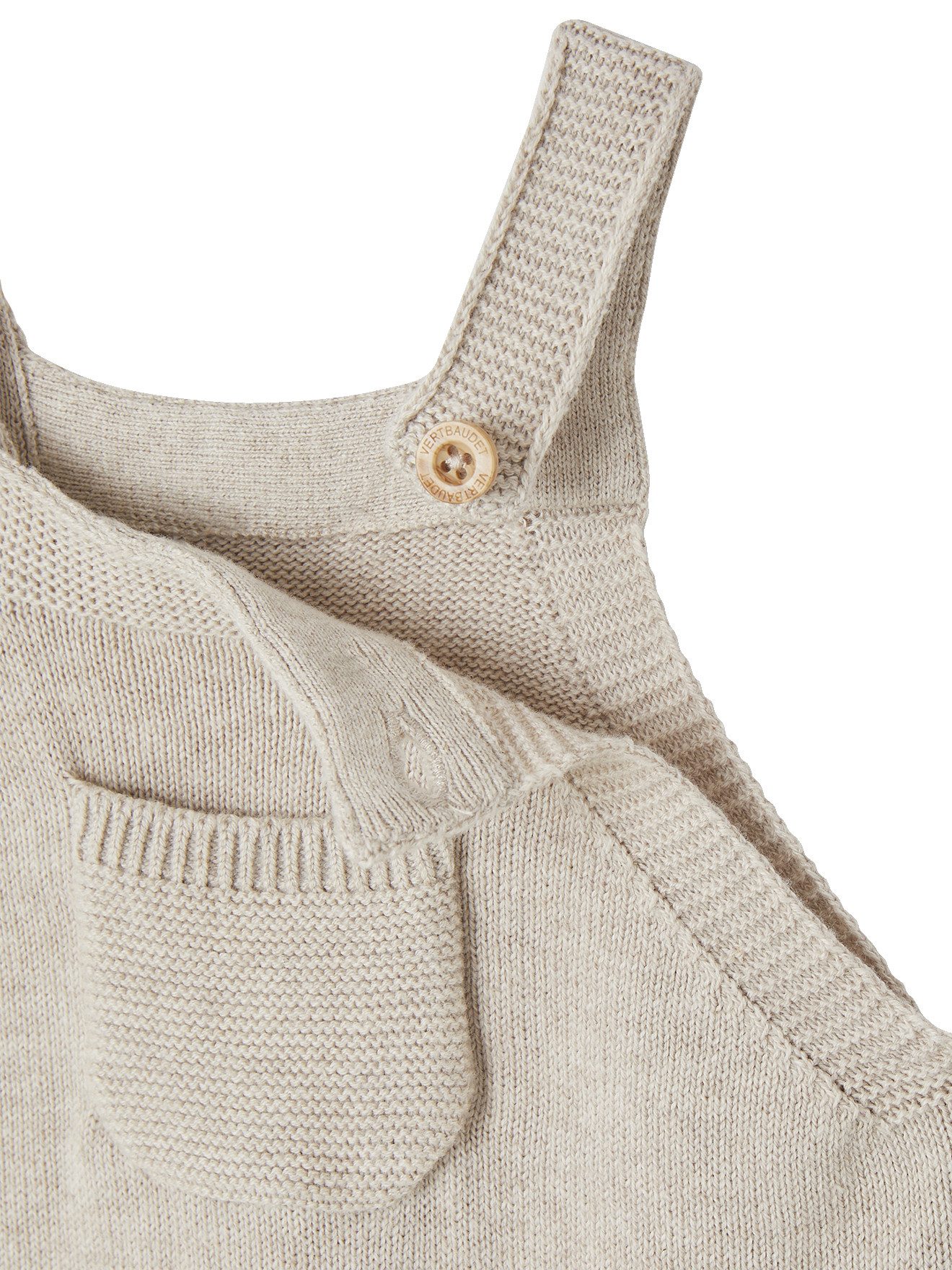 vertbaudet Latzhose Baby Latzhose aus Strick