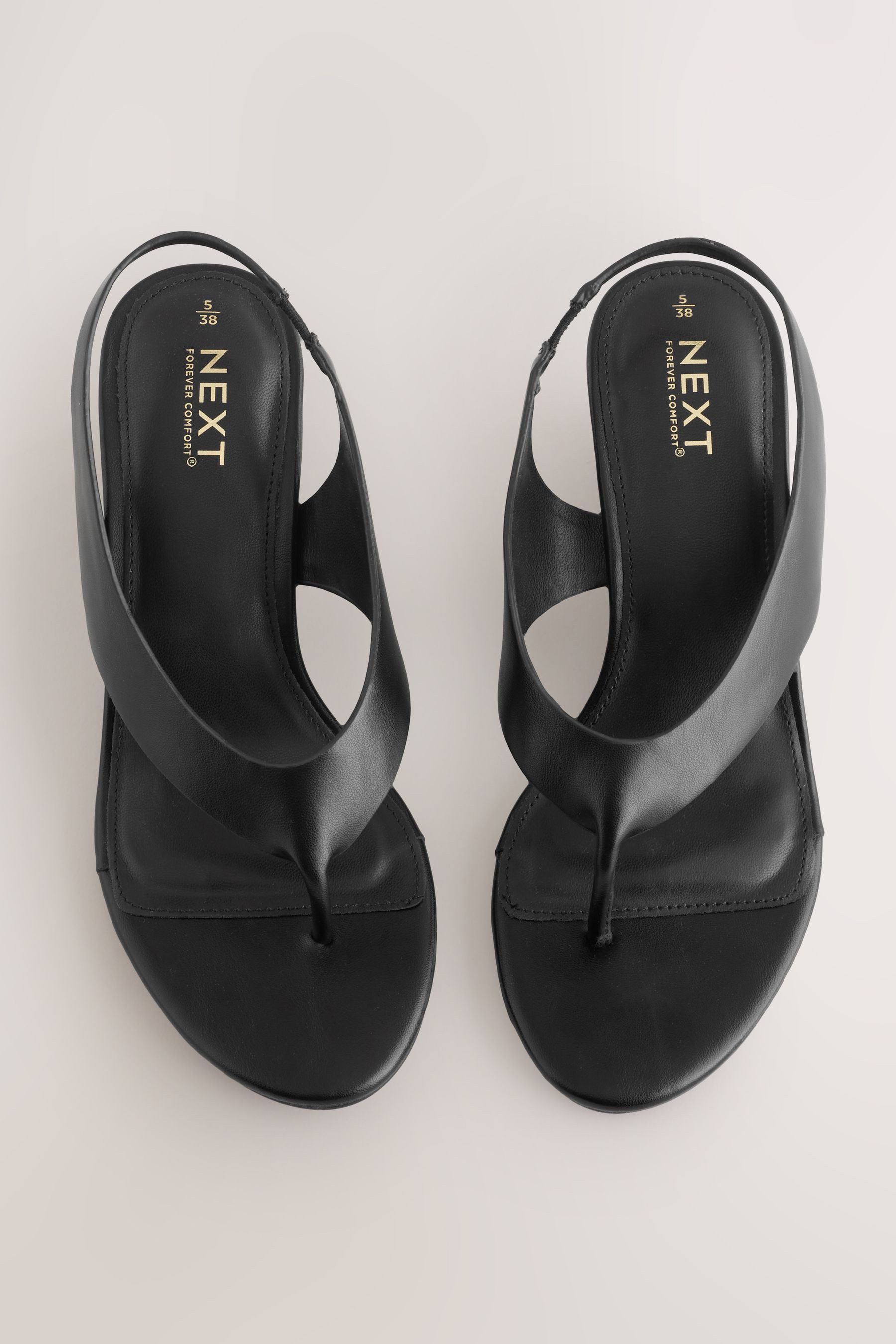 Next Forever Comfort Slingbacks mit Zehensteg Keilsandalette (1-tlg)