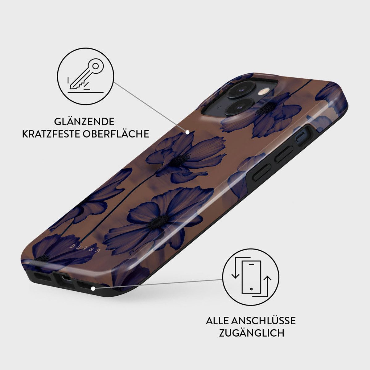 BURGA Backcover Burga Tough Back Cover MagSafe Apple iPhone 15 - Velvet Night