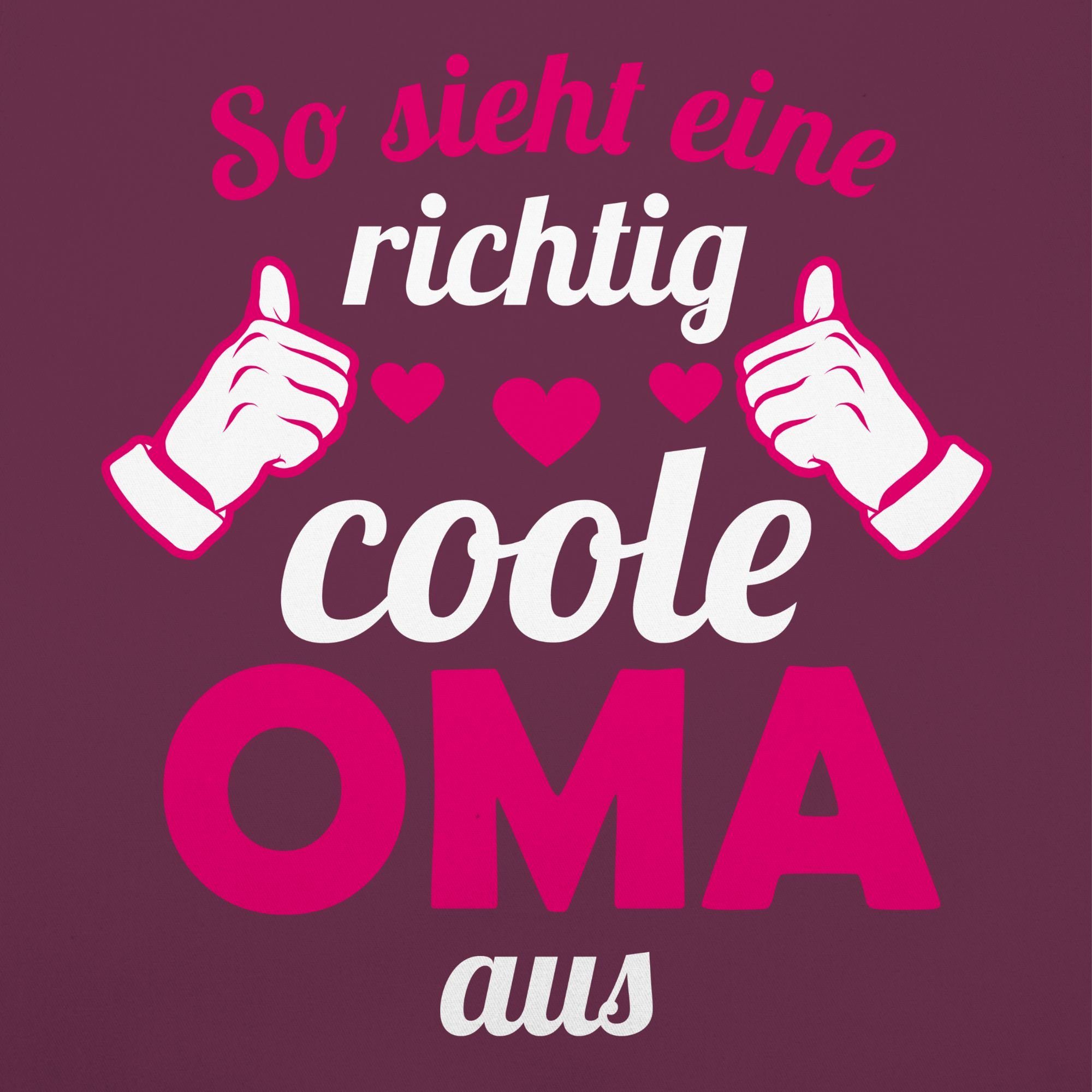Shirtracer Kochschürze So sieht eine richtig coole Oma aus Fuchsia, (1-tlg) günstig online kaufen