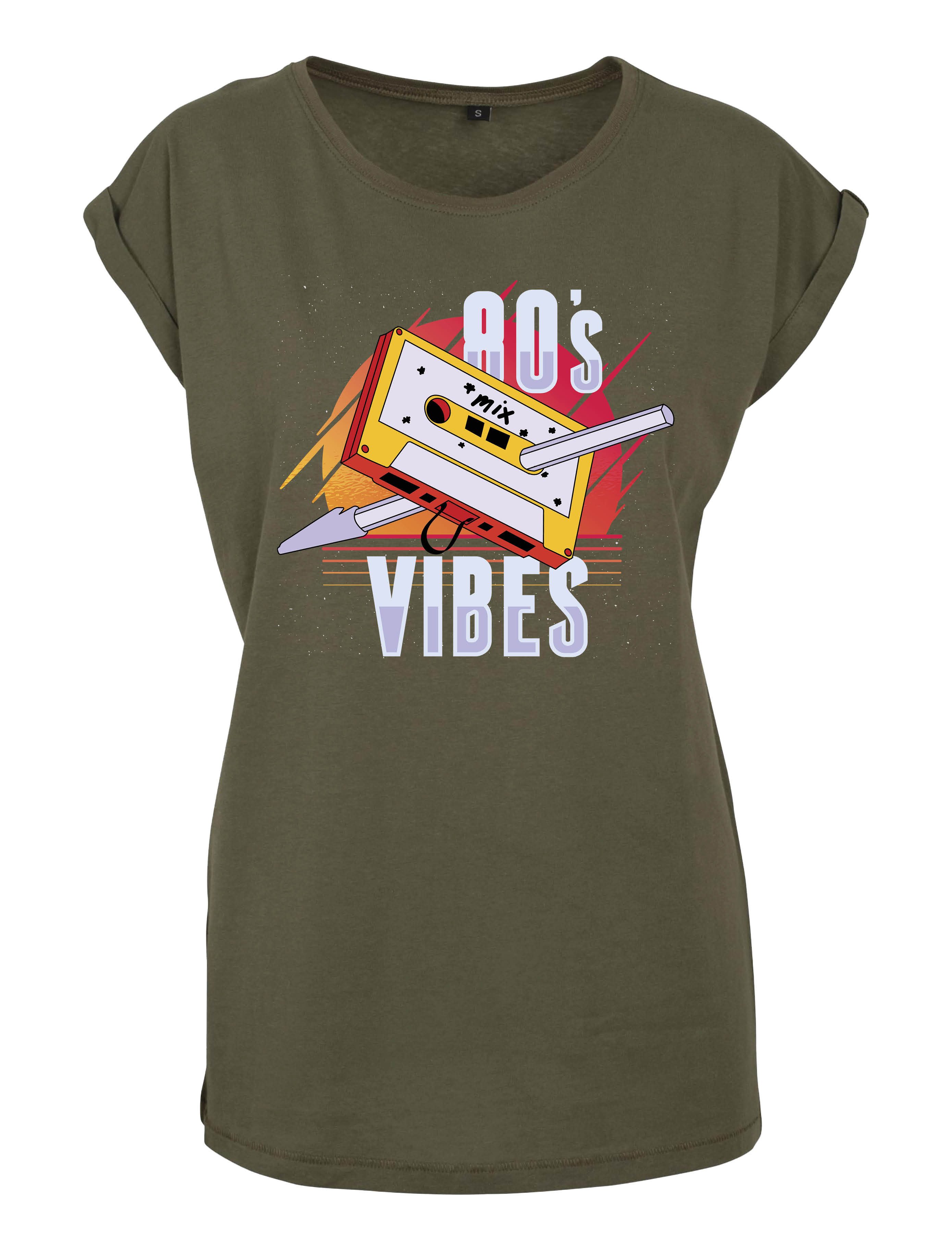 Youth Designz Print-Shirt "80s Kassette Vibes" Damen T-Shirt Statement Gesc günstig online kaufen