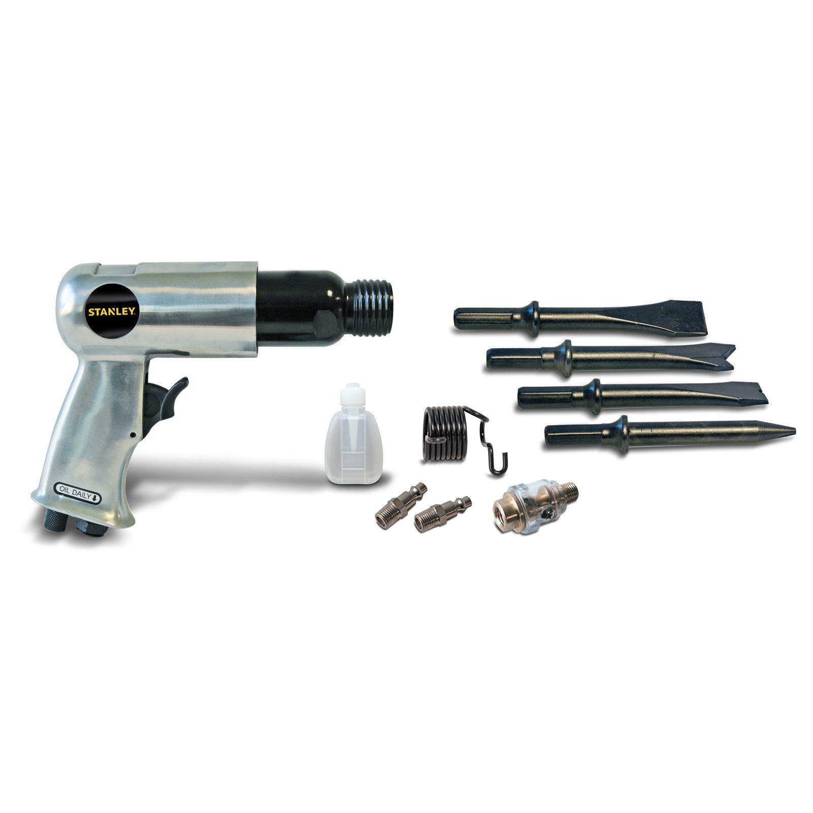 STANLEY Druckluft-Meißelhammer Meisselhammer-Set im Koffer, (Set)