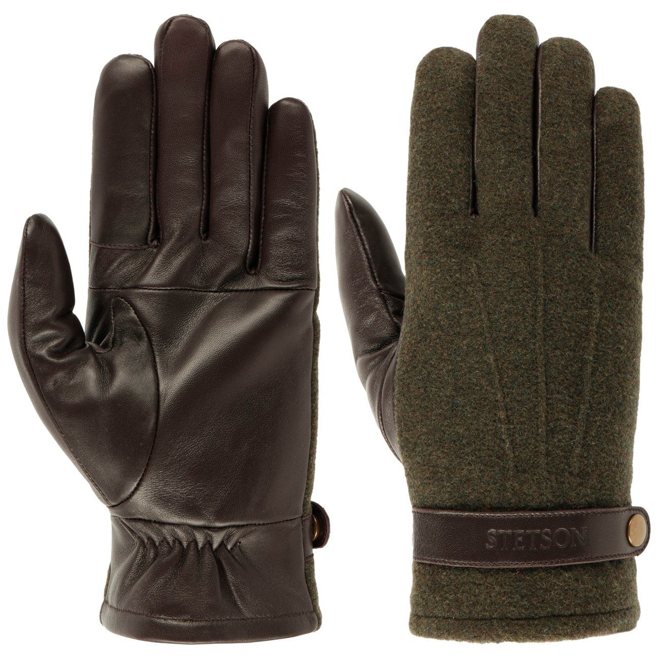 Stetson Lederhandschuhe (1-St) Handschuhe mit Futter