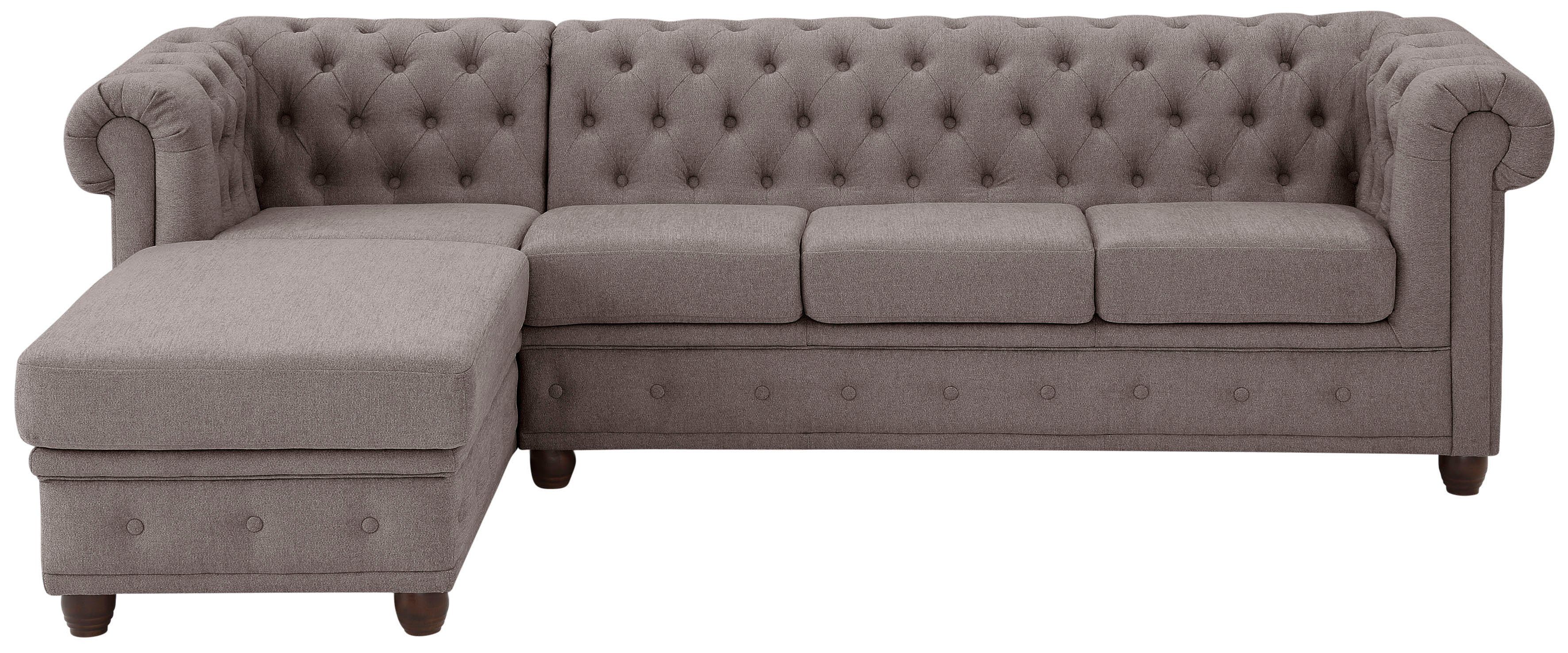 Home affaire Chesterfield-Sofa New Castle L-Form, günstig online kaufen