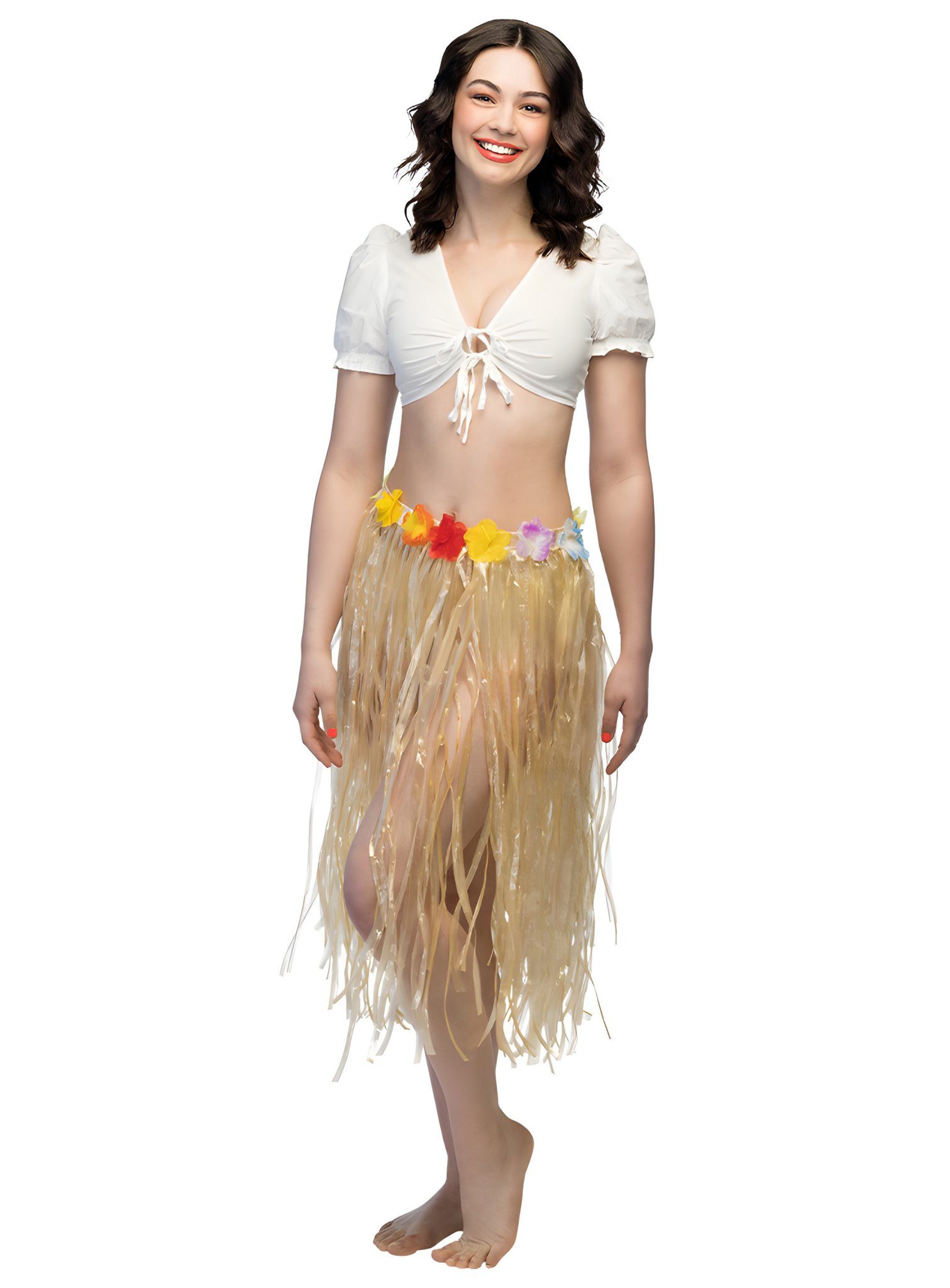 Boland Hawaii-Kostüm Hula-Rock uni