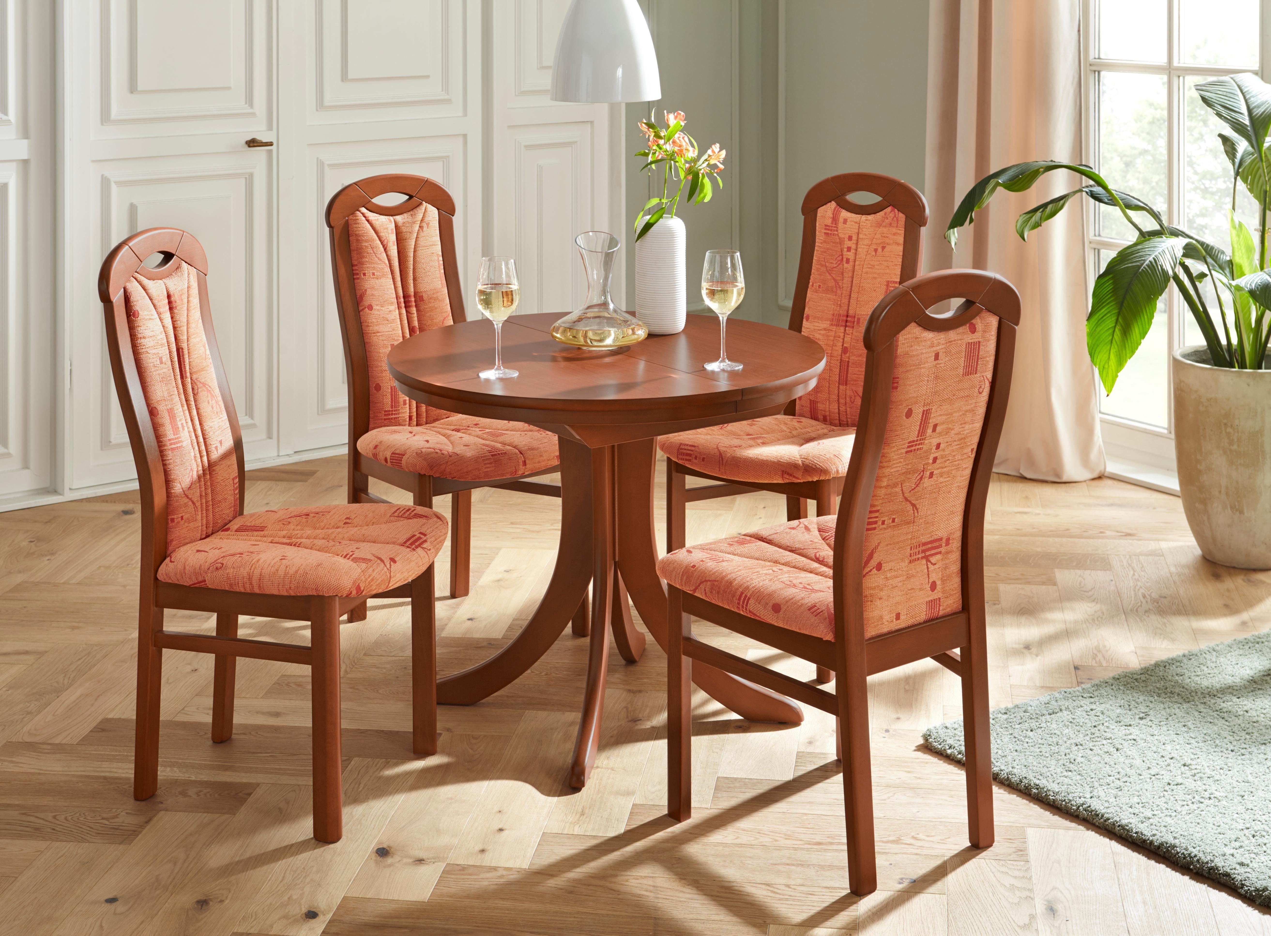 Home affaire 4-Fußstuhl ALEX, Stuhl,Armlehnstuhl, Stuhl, Armlehnstuhl, Ausf günstig online kaufen