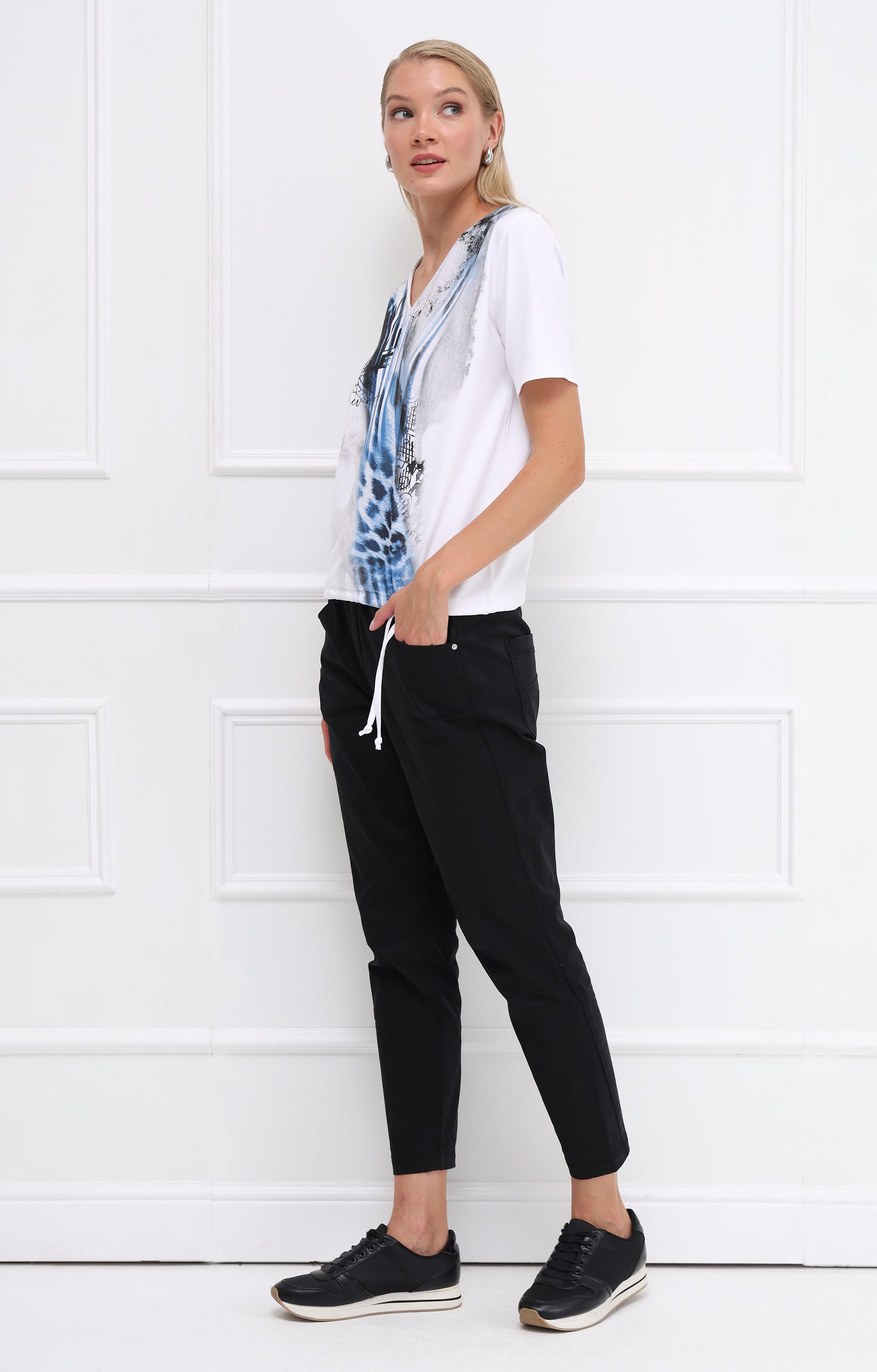 Passioni T-Shirt mit abstraktem Animal-Print – Bild 3 von 5