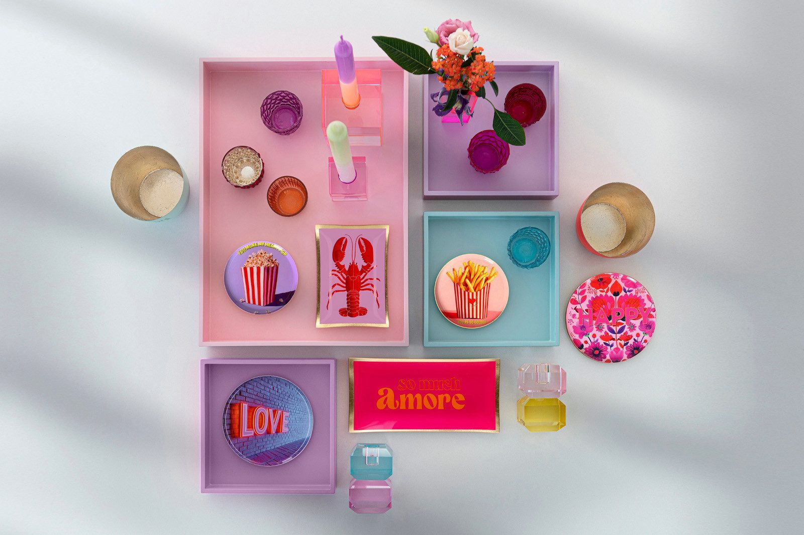 Giftcompany Windlicht Madras Windlicht M Liebeslicht rot/gold 8,5cm günstig online kaufen