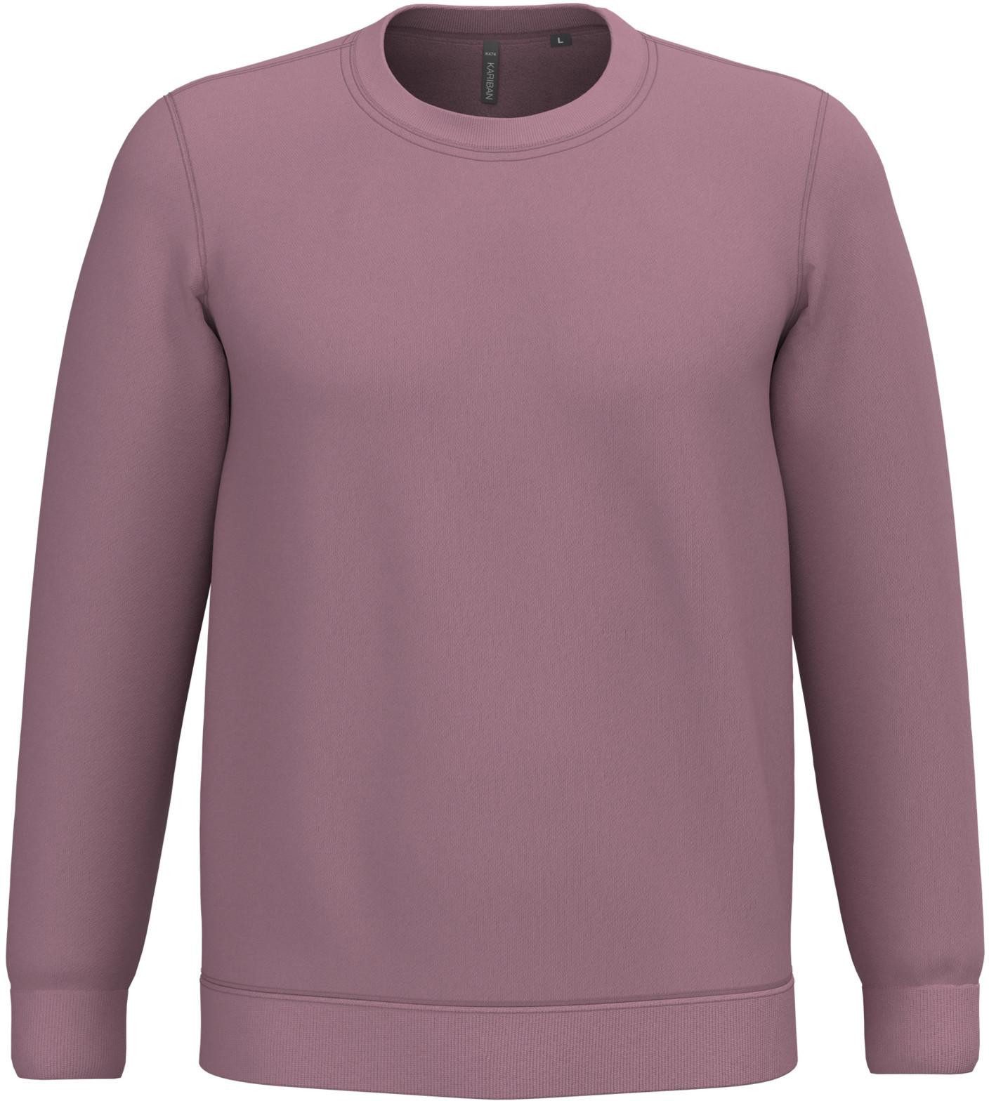Kariban Sweatshirt Herren Sweatshirt mit Rundhalsausschnitt günstig online kaufen