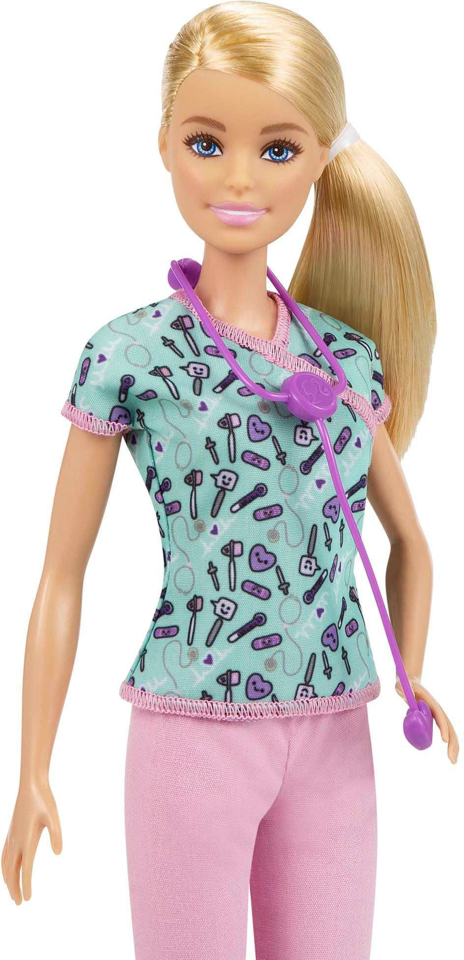 Barbie Anziehpuppe Krankenschwester