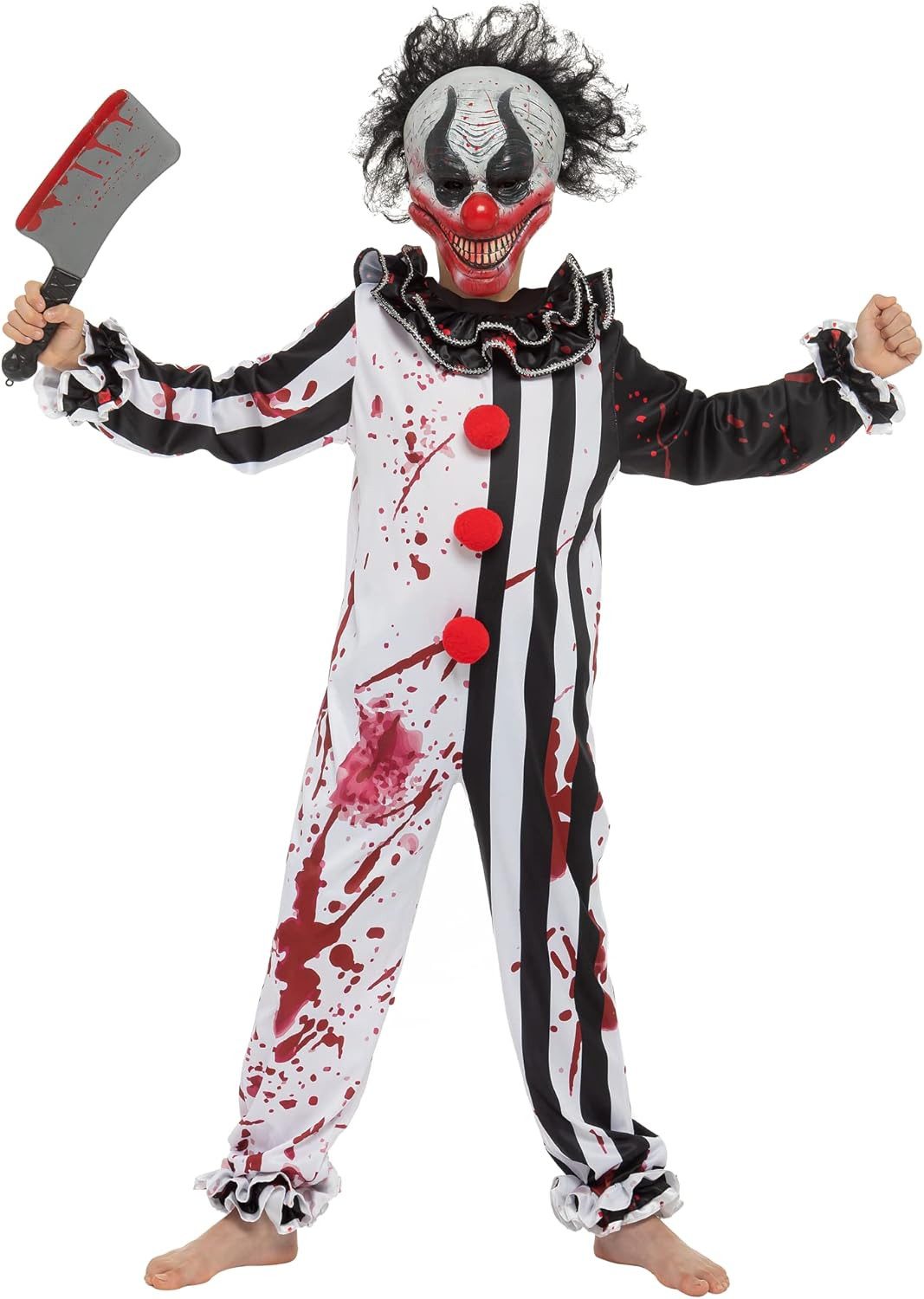 Spooktacular Creations Clown-Kostüm Spooktacular Creations Killer Clown Kostüm, Jungen Halloween