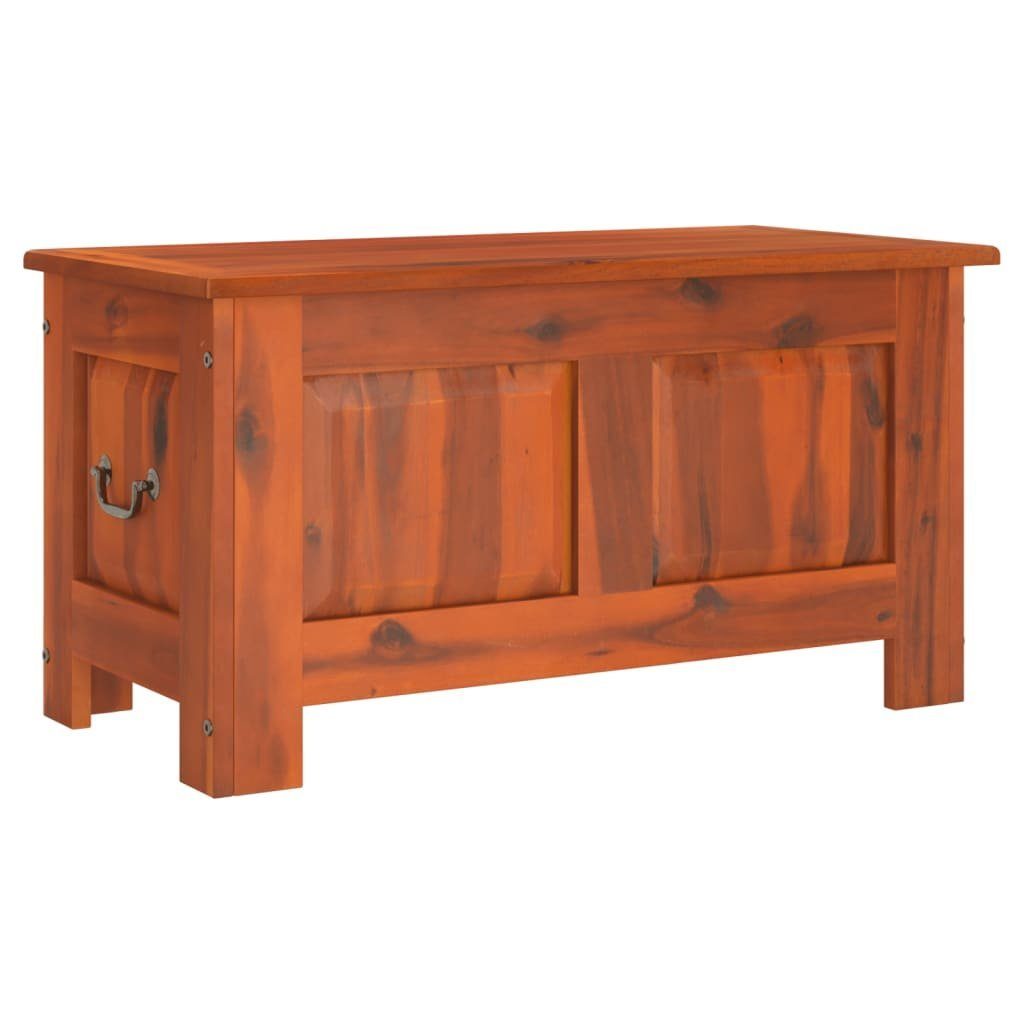 vidaXL Truhe 70 x 35 x 37 cm Truhe Aufbewahrungstruhe Holztruhe mit Deckel Braun Ma