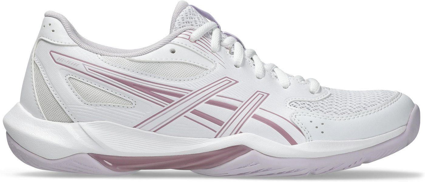 Asics GEL-FLARE 12 WHITE/TARO PURPLE Handballschuh