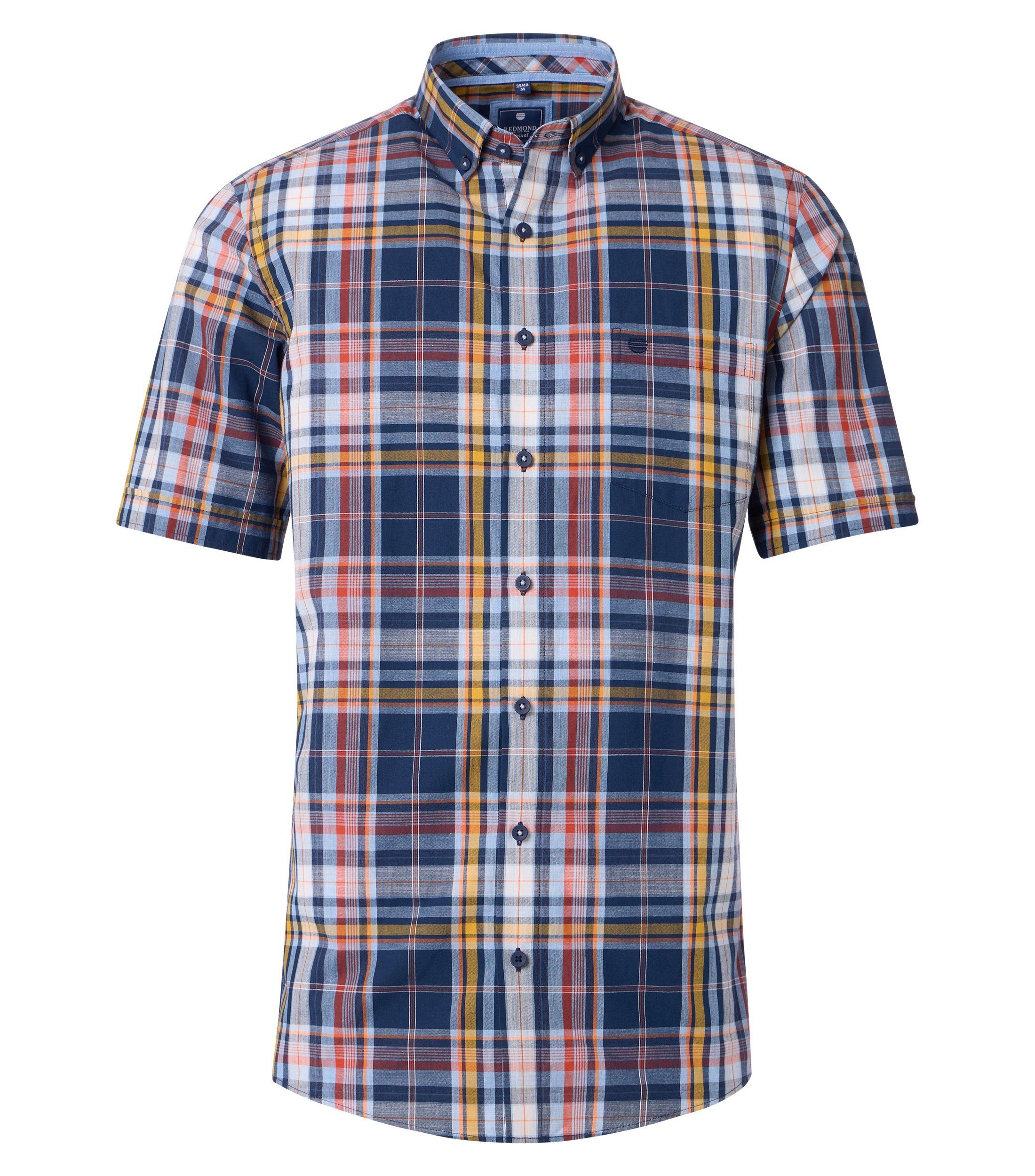 Kurzarmhemd kariert Modern Fit