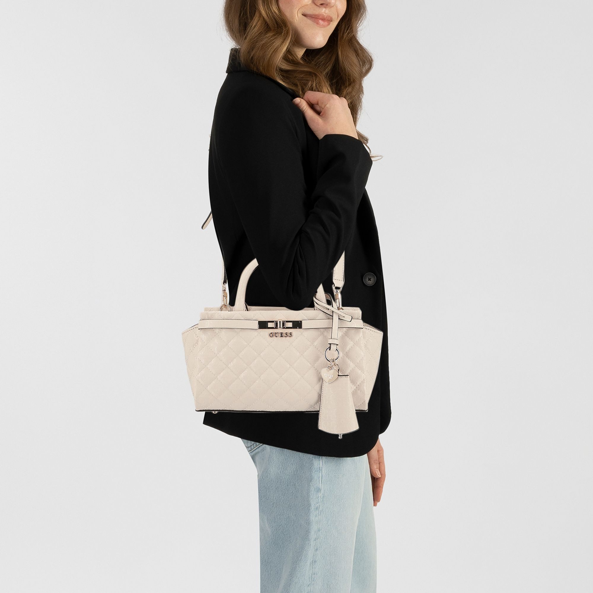 Guess Henkeltasche Idra, Polyurethan günstig online kaufen