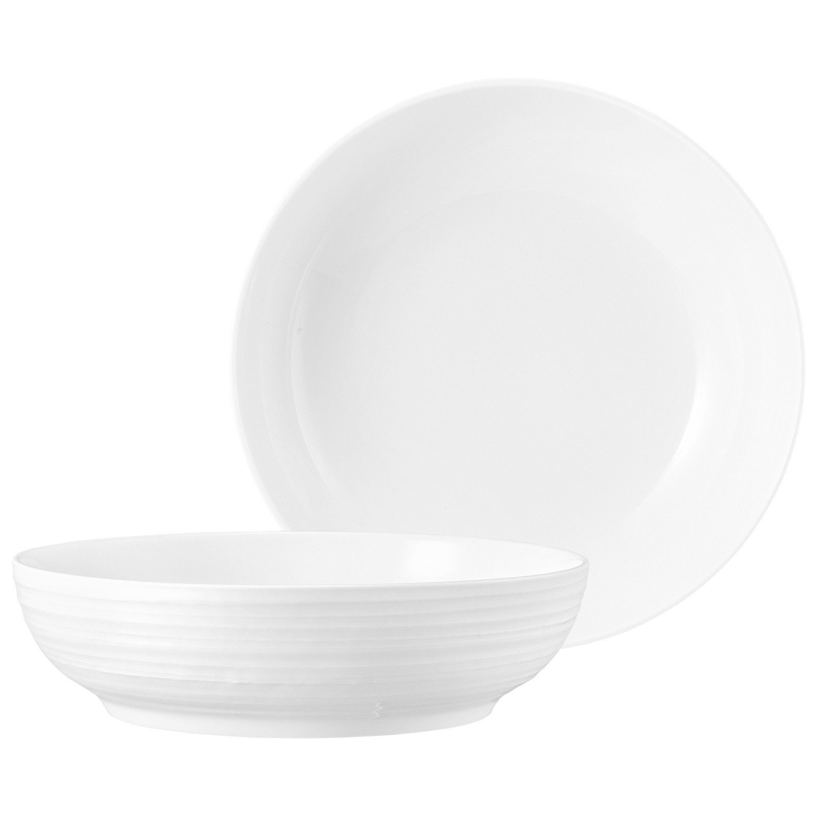 Seltmann Weiden Schale Terra Foodbowl ø 25,5 cm 2er Set, Porzellan, (2x Schale, 2-tlg)