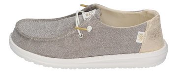 Hey Dude WENDY METALLIC SPARKLE Sneaker Gold