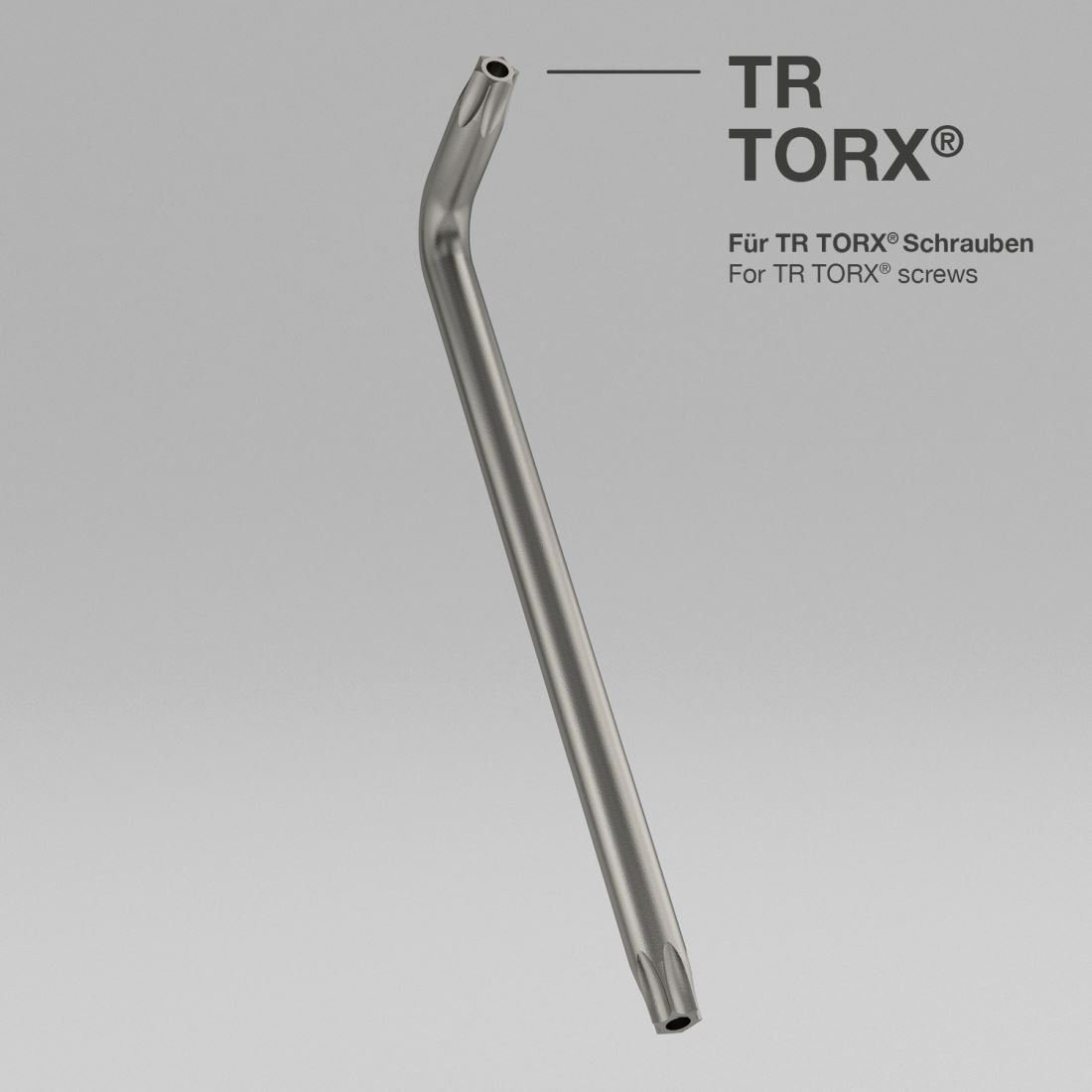 TORX Torxschlüssel TR TX9-TX40 / 8teilig, Stahlgrau Set Winkelschraubendreher Bohrung mit Loch