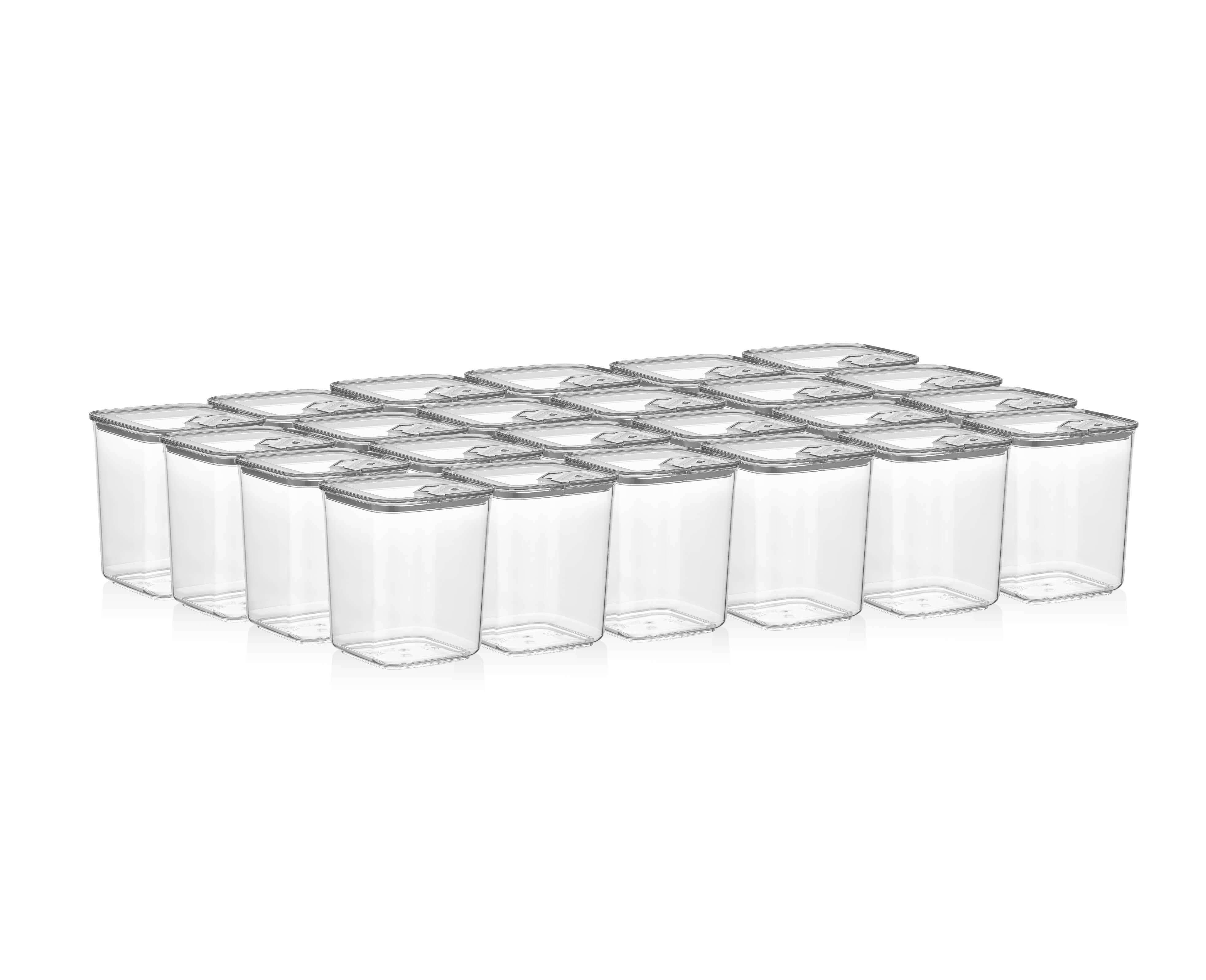 Vip Ahmet Vorratsdose Vorratsdosen mit Deckel, BPA-frei Kunststoff, 24-tlg, 24x0,7L