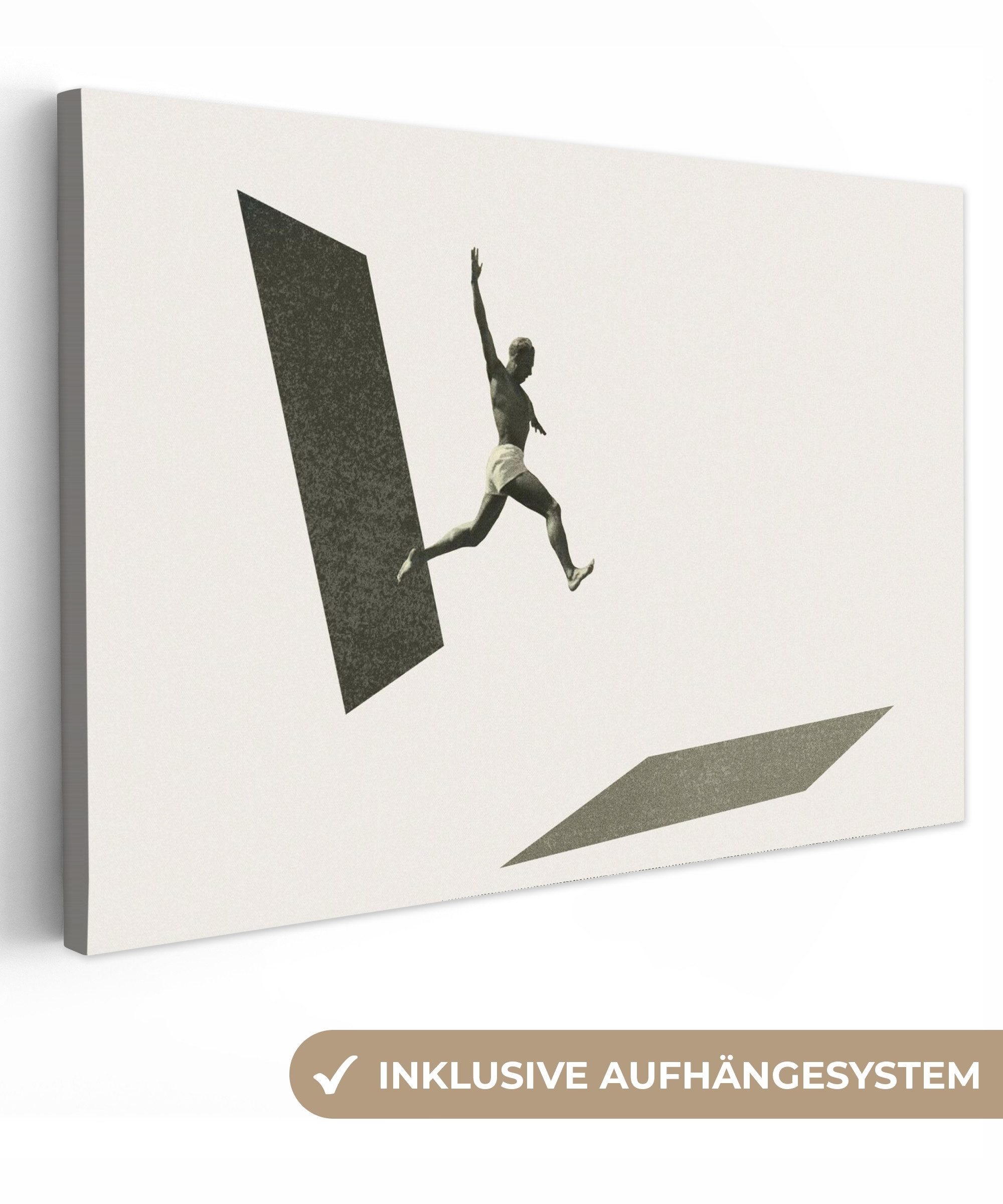 OneMillionCanvasses® Leinwandbild Jahrgang - Mann - günstig online kaufen