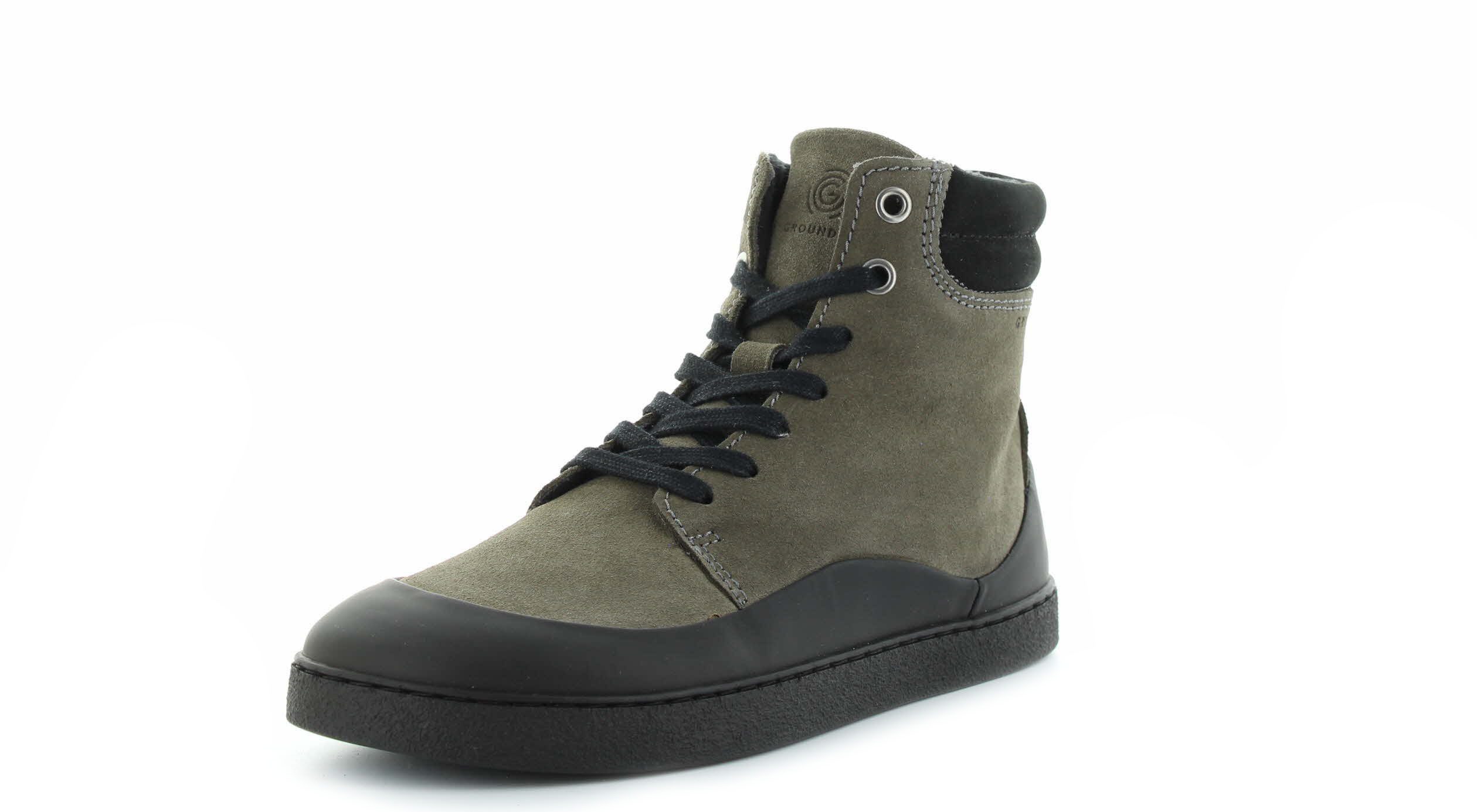 GROUNDIES Torino Schnürstiefelette Barfussschuhe