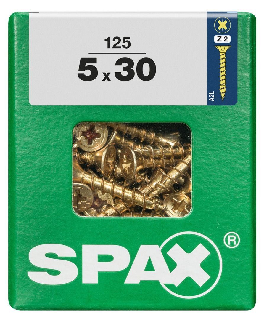 Universalschrauben SPAX 2 30 Holzbauschraube mm - x 125 PZ 5.0 Spax