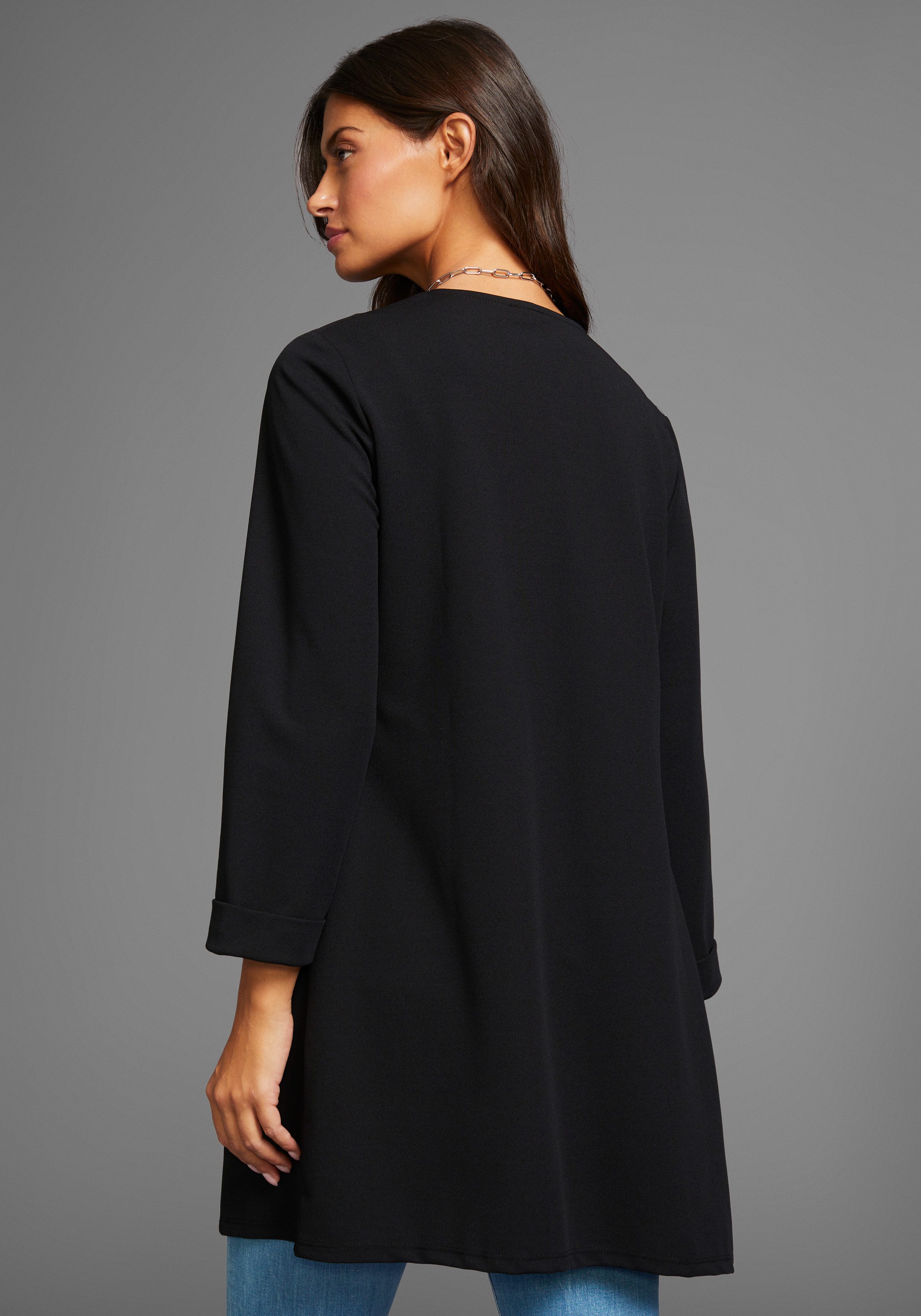 Laura Scott Longblazer mit Reißverschlüssen günstig online kaufen