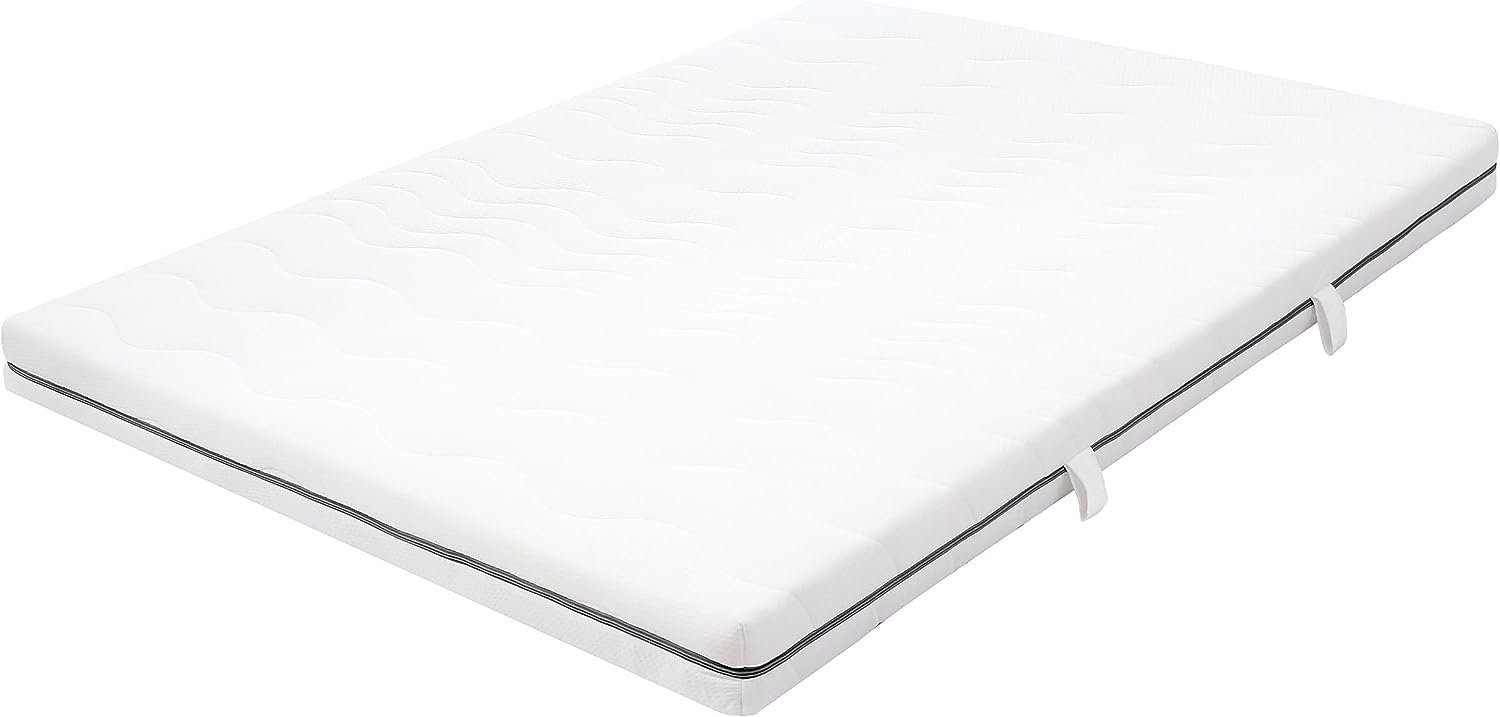 Komfortschaummatratze COMFORT 7 Zonen Matratze Härtegrad 3 (H3), Essence Sleep, 14 cm hoch, (Matratze in 90 x 200, 100 x 200, 140 x 200,Baumwollbezug, gesteppt), mit Griffen, Voll-Polyester-Jersey, atmungsaktiv & druckentlastend