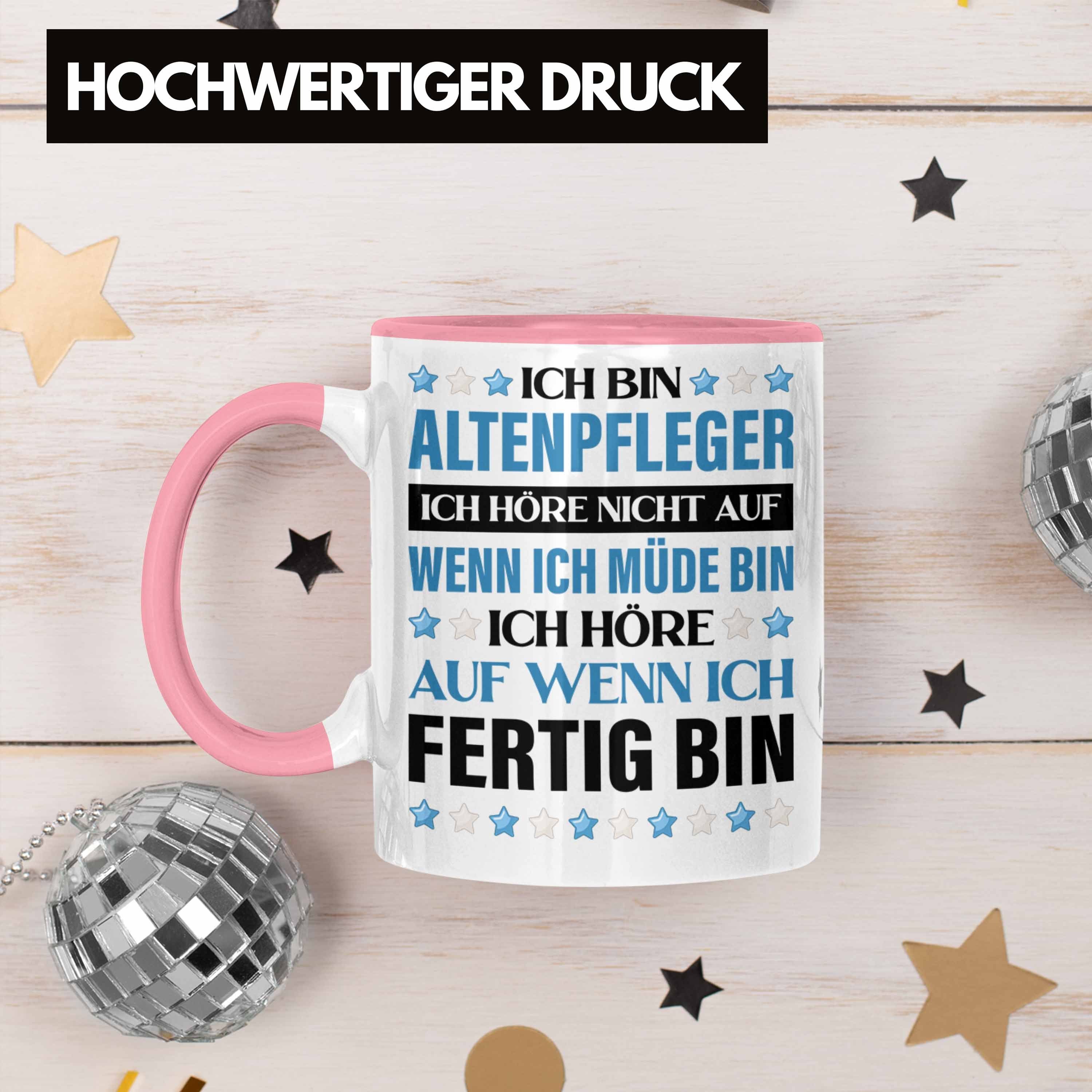 Trendation Tasse Trendation - Altenpfleger Rosa Geschenkidee Zubehör Geschenke Tasse Lustig Kaffeetasse Pfleger