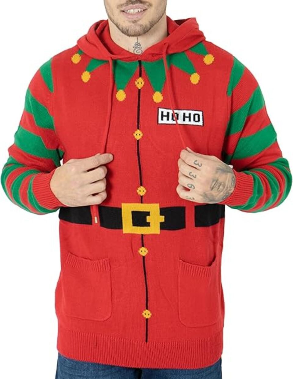 Kapuzenpullover Herren Jungen Weihnachtspullover Kapuzenpullover Unisex