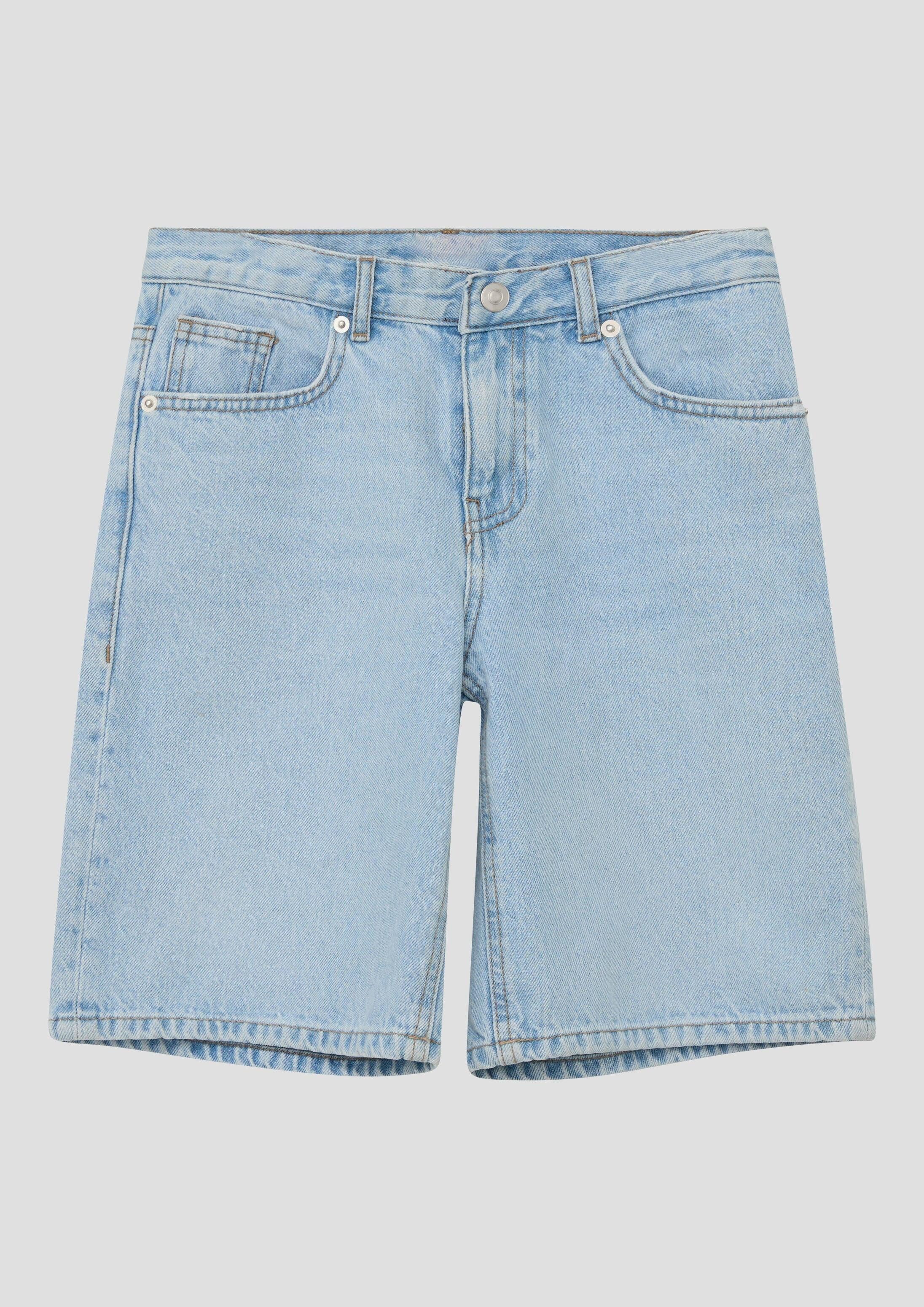 s.Oliver Jeansshorts Jeans-Hose Bermuda Jeans mit Wide Leg