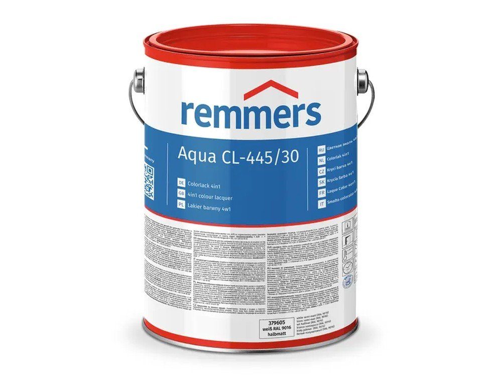 Remmers Holzlack Aqua CL-445-Colorlack 4in1 weiß (RAL 9016) stumpfmatt