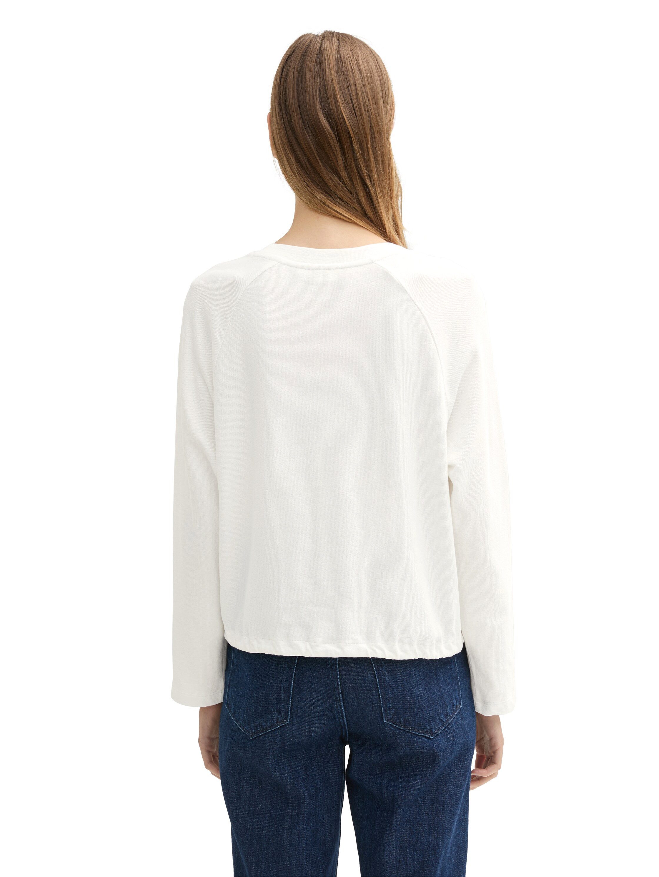 TOM TAILOR Denim Langarmshirt mit Tunnelzug günstig online kaufen