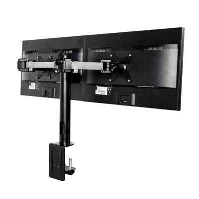 FLEXISPOT D1D/D1DP Monitor-Halterung, (Monitorhalter Tischhalterung Standfuß mit 2 Armen für 2 Monitore 10"-27" LCD LED TV Bildschirme Flachbildschirm, Belastbarkeit:10 kg/pro Monitor)