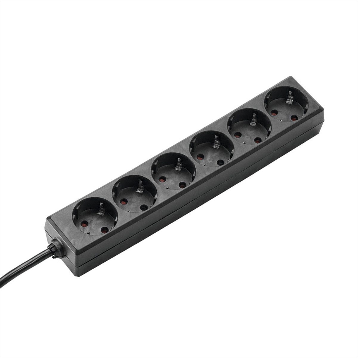Bachmann SELLY Steckdosenleiste 6x Schutzkontakt Steckdosenleiste (Kabellänge 1.5 m), 381.141S