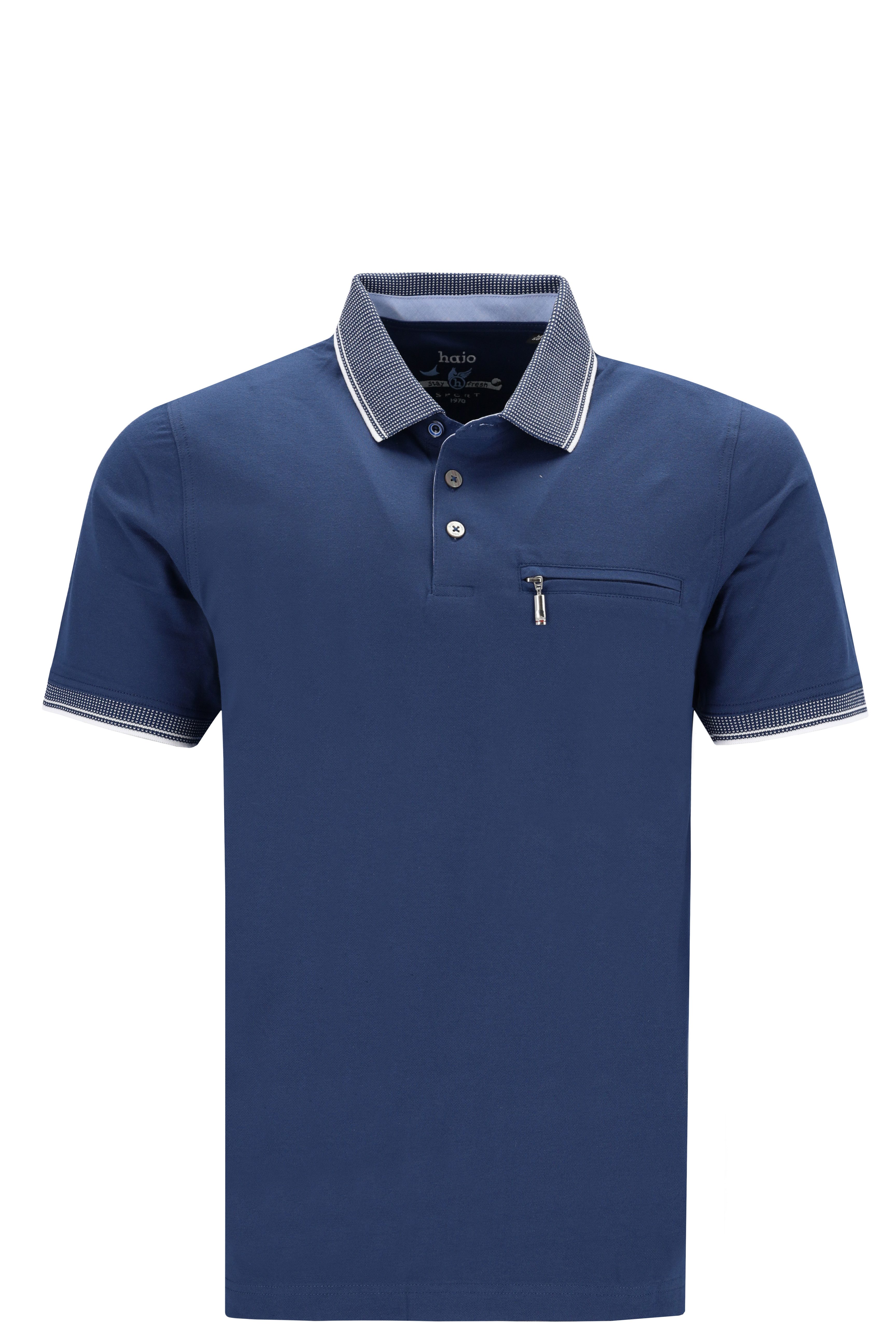 Hajo Poloshirt Piqué-Poloshirt mit Kontrastdetails günstig online kaufen