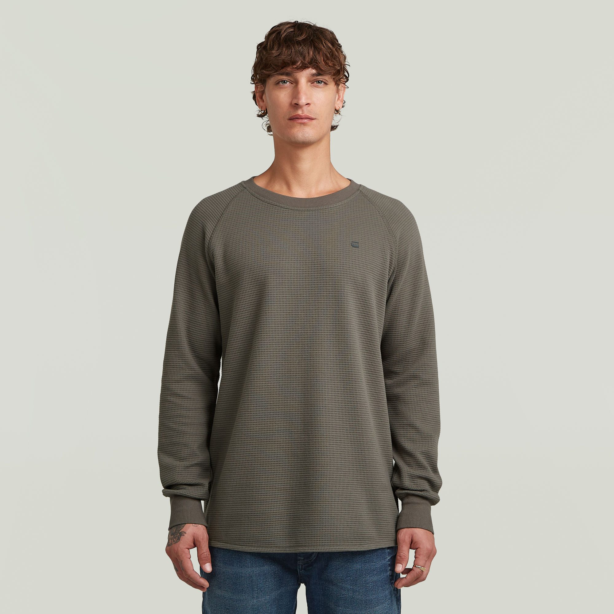 G-STAR Sweater Jirgi mit Label-Detail auf günstig online kaufen