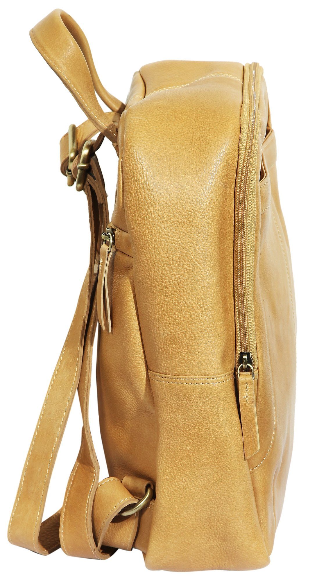 Leonardo Verrelli Rucksack Gulnar Damentasche Damenrucksack aus Echtleder