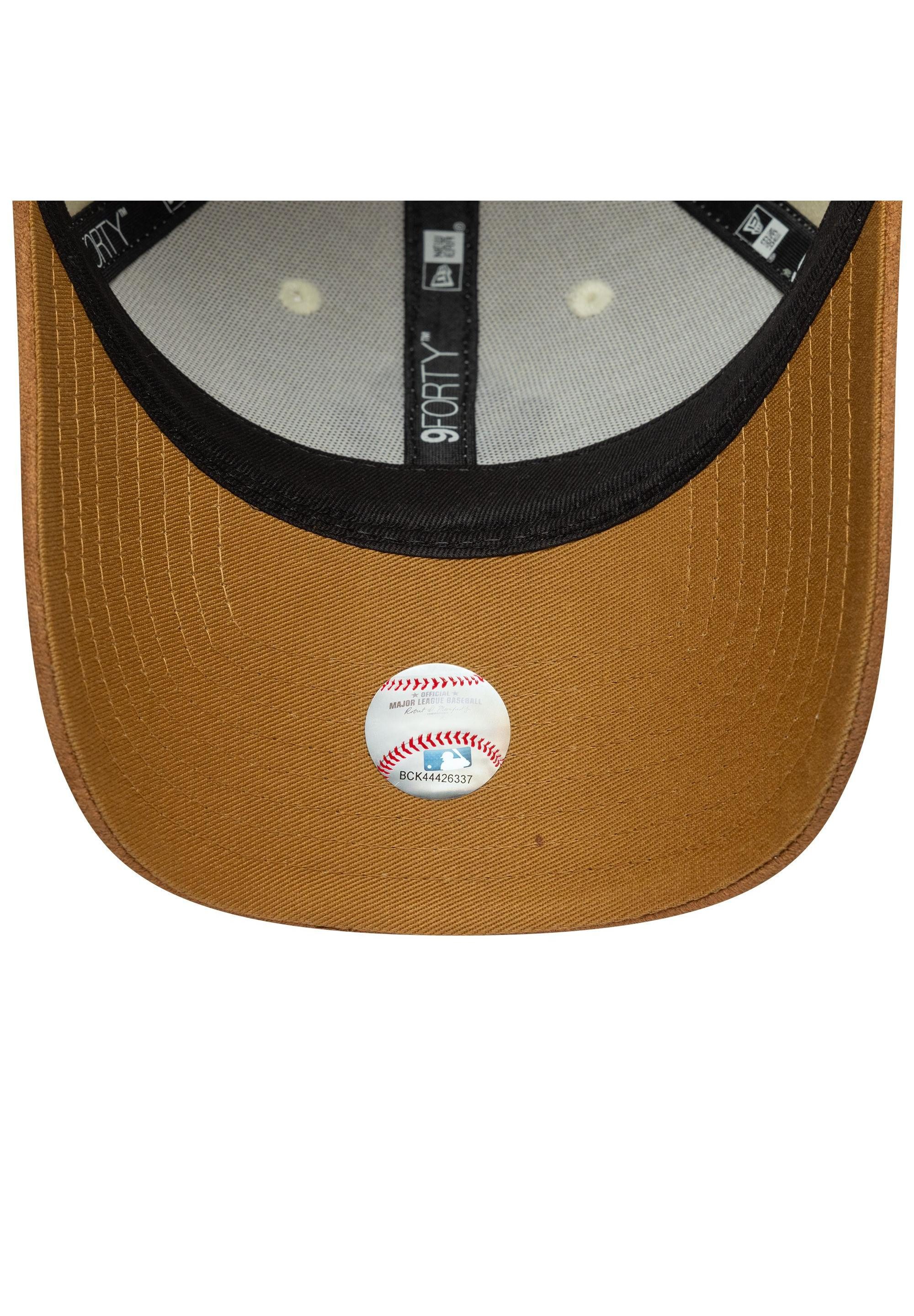 New Era Baseball Cap New York Yankees New Era Faux Suede 9Forty Women Cap Beige/Braun (1-St)