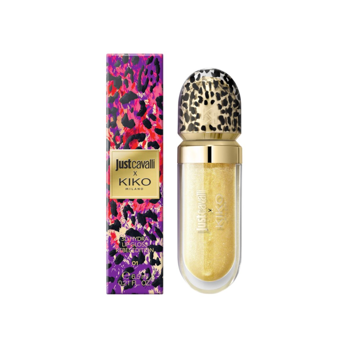 KIKO Milano Lippenstift JUST CAVALLI X KIKO MILANO 3D HYDRA LIP GLOSS REBEL EDITION
